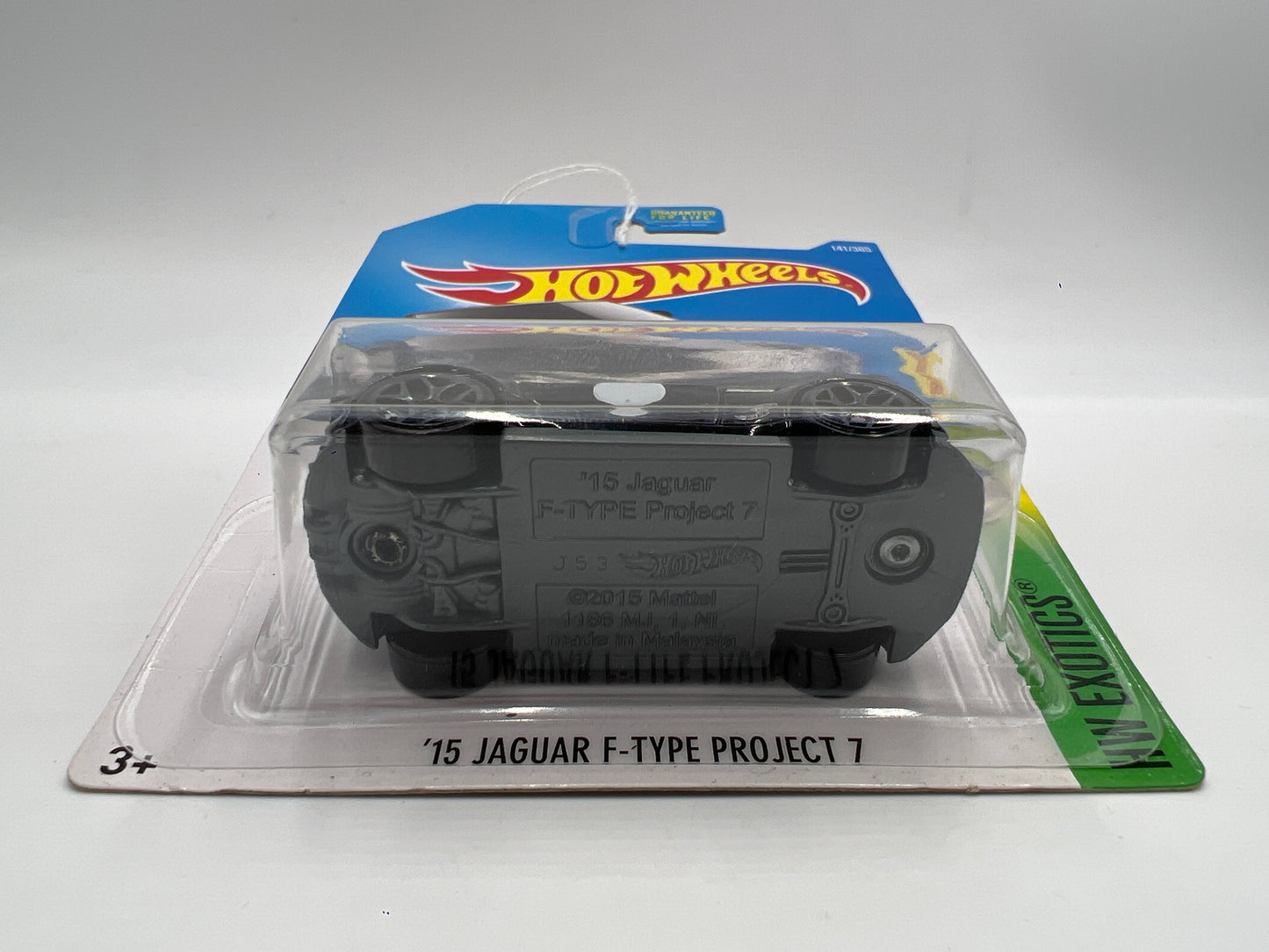 2017 Hot Wheels Exotics #141 15 Jaguar F-Type Project 7 Black 64B