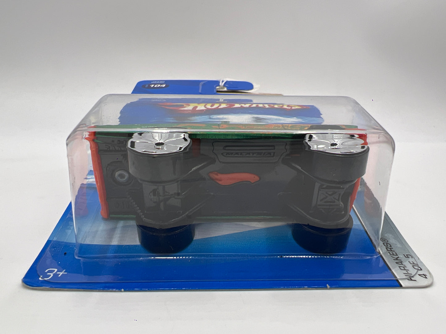 2006 Hot Wheels #104 Hi-Rakers 63 Chevy Impala Green 17A
