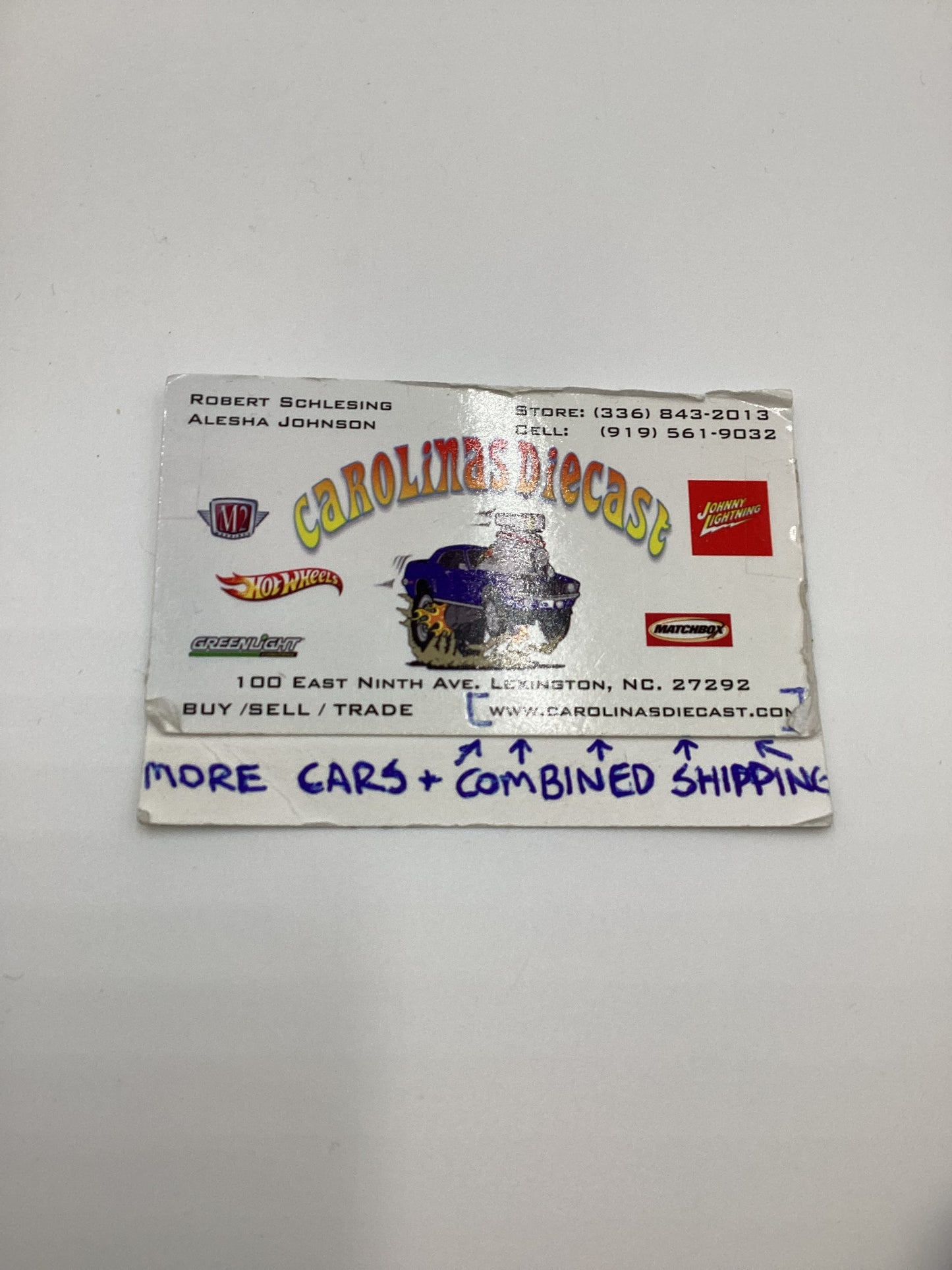 2016 Hot Wheels #109 15 Dodge Challenger SRT Blue Target Snowflake Card 237F