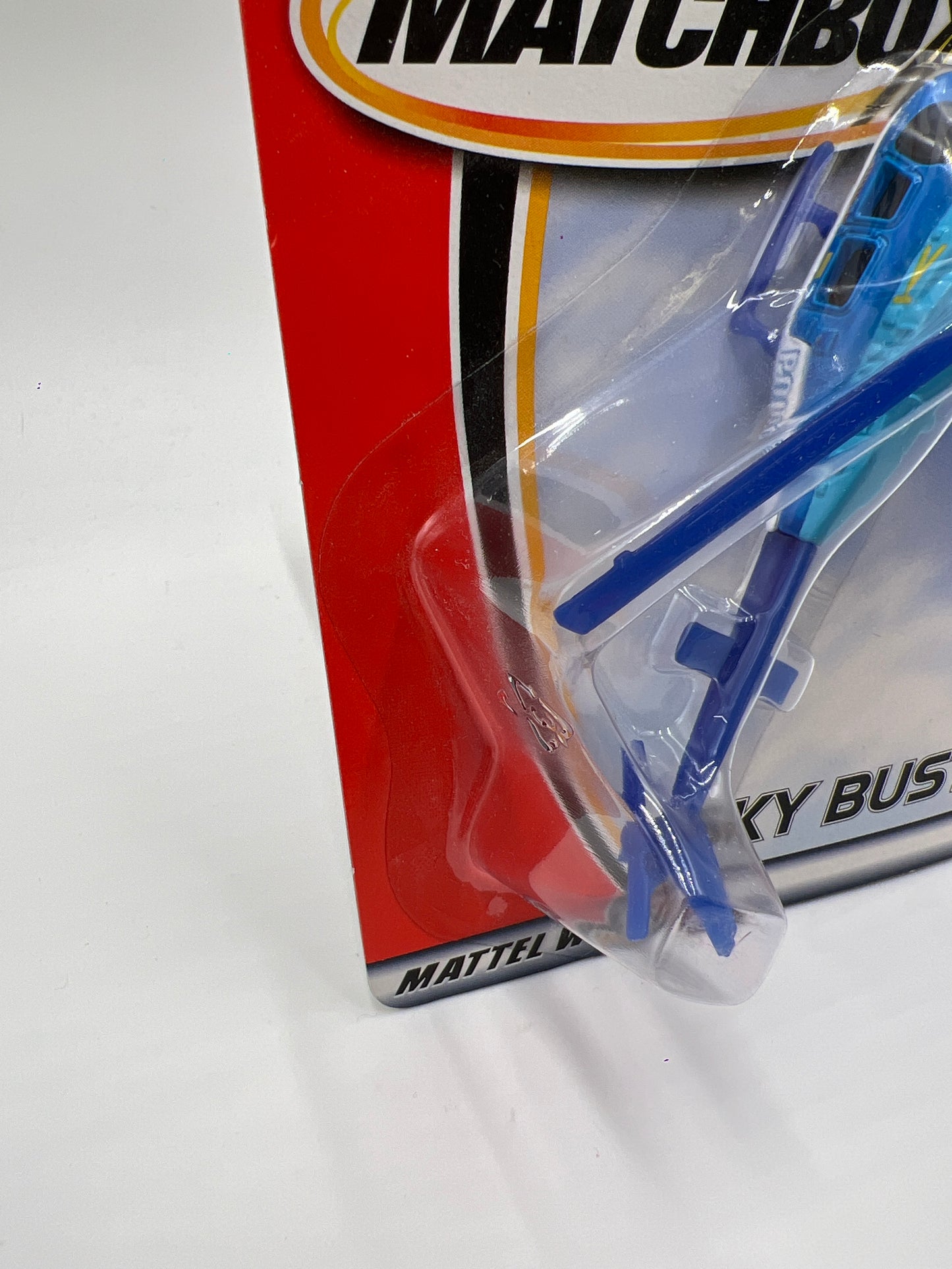 Matchbox Sky Busters Bell Jet Ranger Helicopter Police Blue
