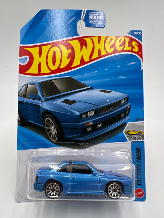 2026 Hot Wheels A Case Factory Fresh #16 Maserati Shamal Blue 109F