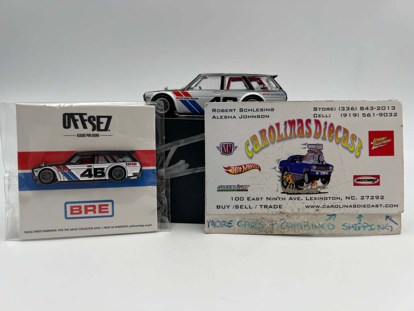 Mini GT Kaido House BLKLTD #69/300 SIGNED W/Pin BRE Datsun 510 Wagon V3 JCCS Exclusive See Desc