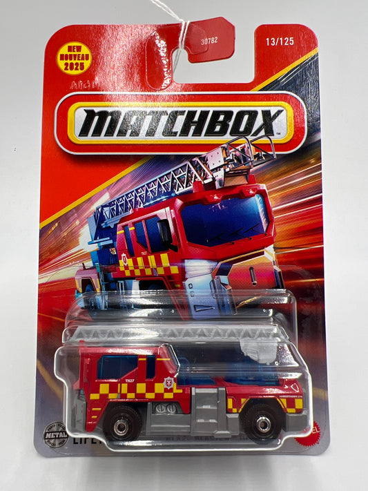 2025 Matchbox #13 Blaze Blaster III Red 210D