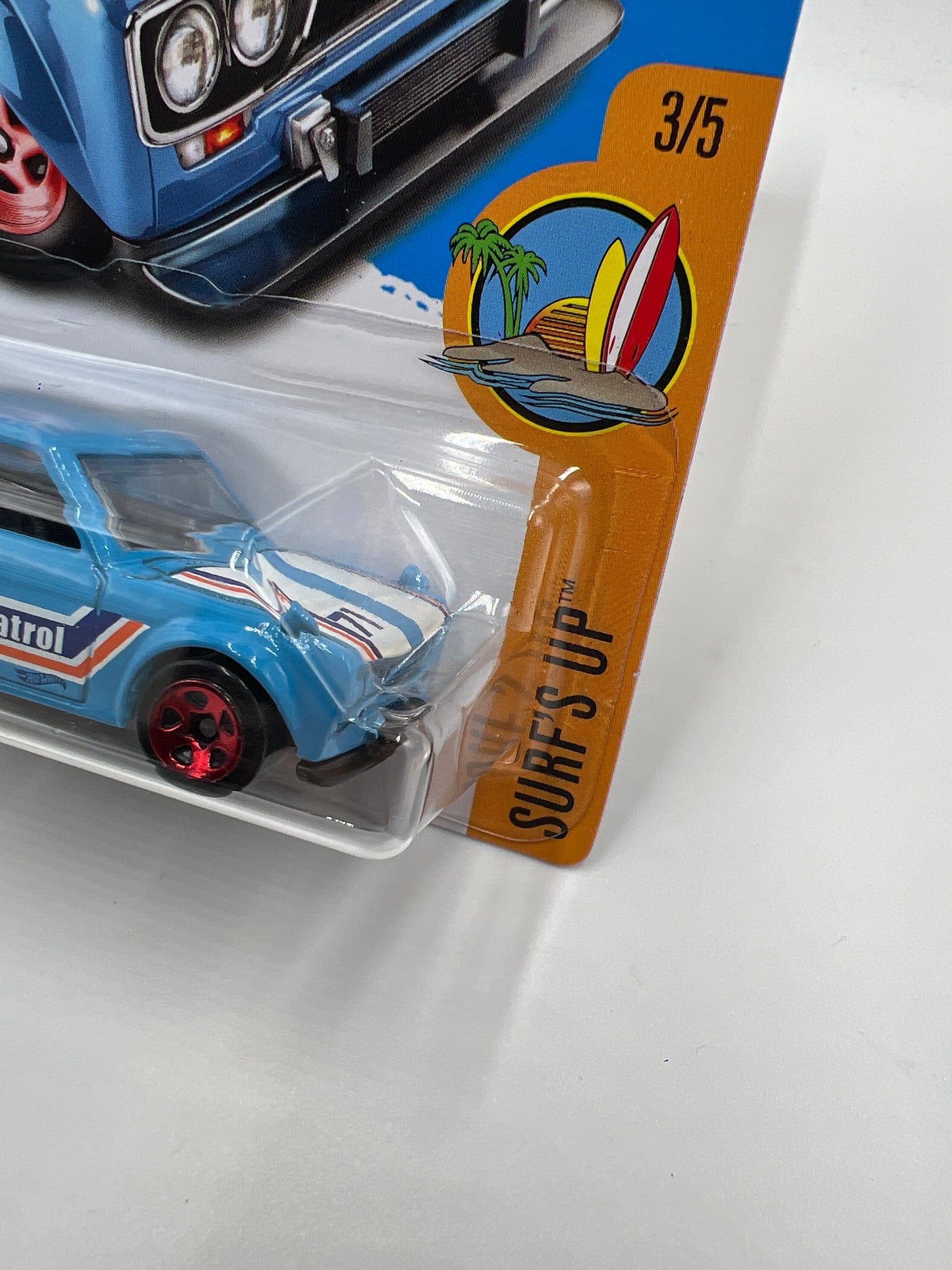 2017 Hot Wheels Factory Sealed Surfs Up #277 71 Datsun Bluebird 510 Wagon Blue (Mesh Grille) SR