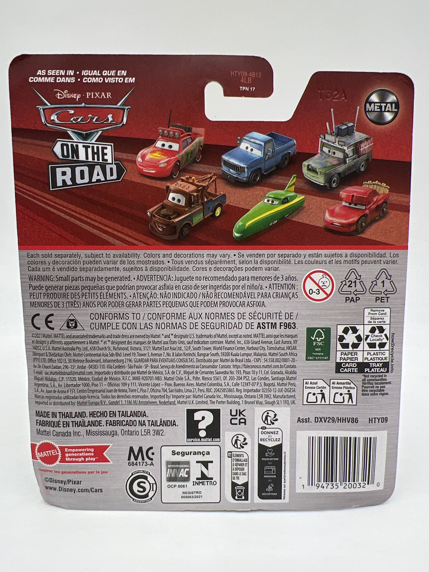 Disney Pixar Cars Logan Gearsall 137C