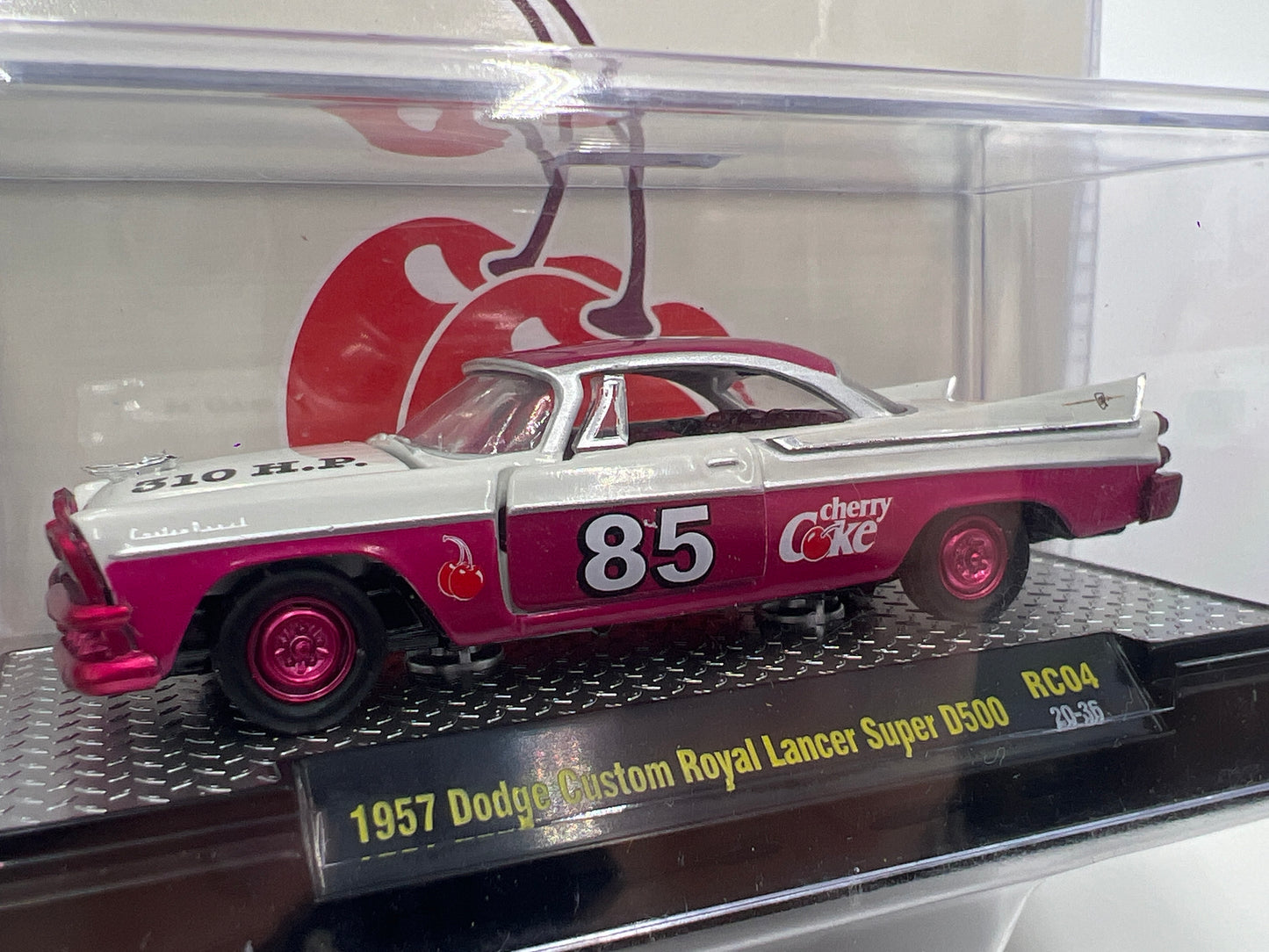 M2 Machines Coca Cola Cherry Coke CHASE 1957 Dodge Custom Royal Lancer Super D500 RC04