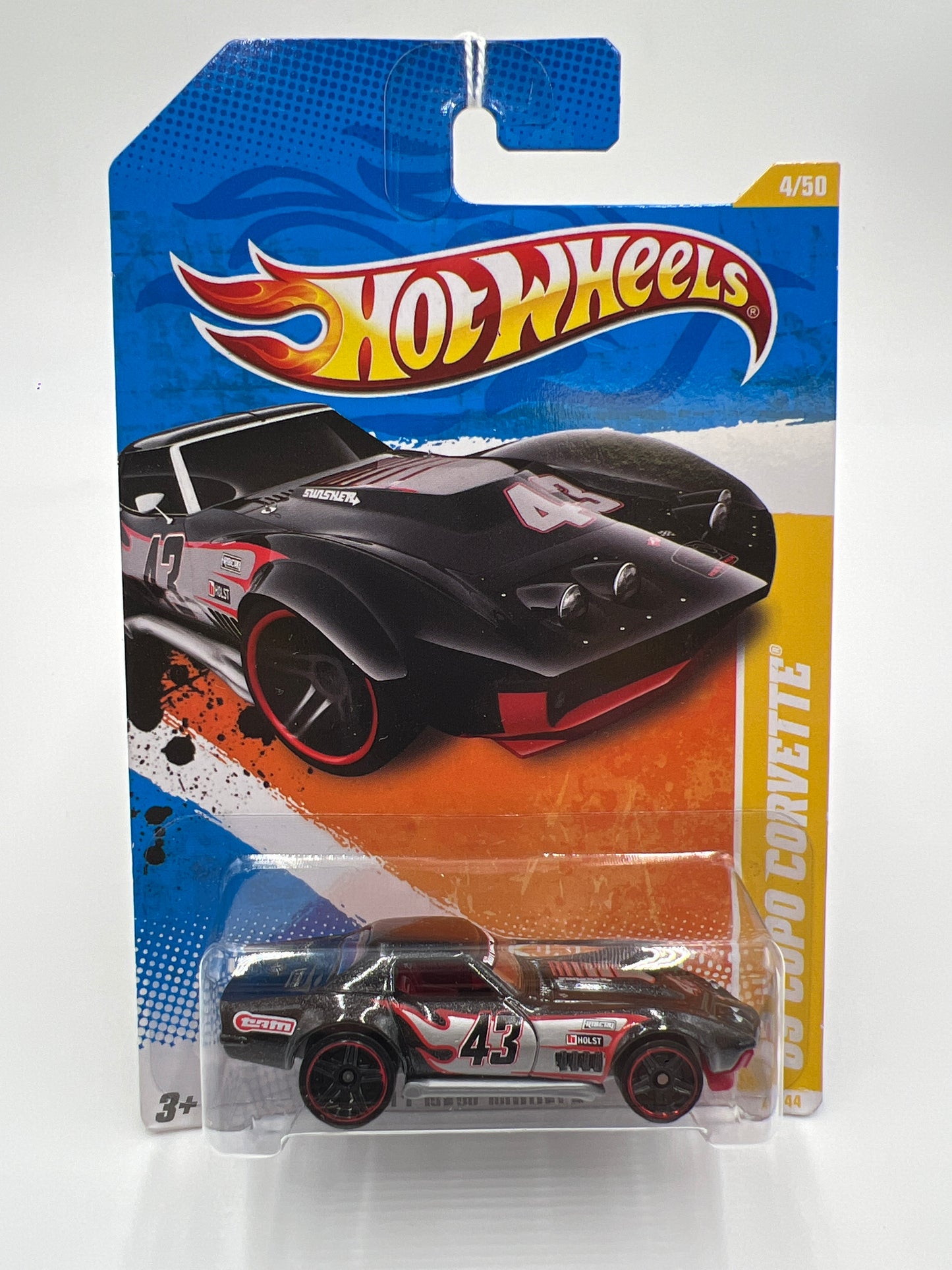 2011 Hot Wheels New Models #4 69 Copo Camaro Black Walmart exclusive