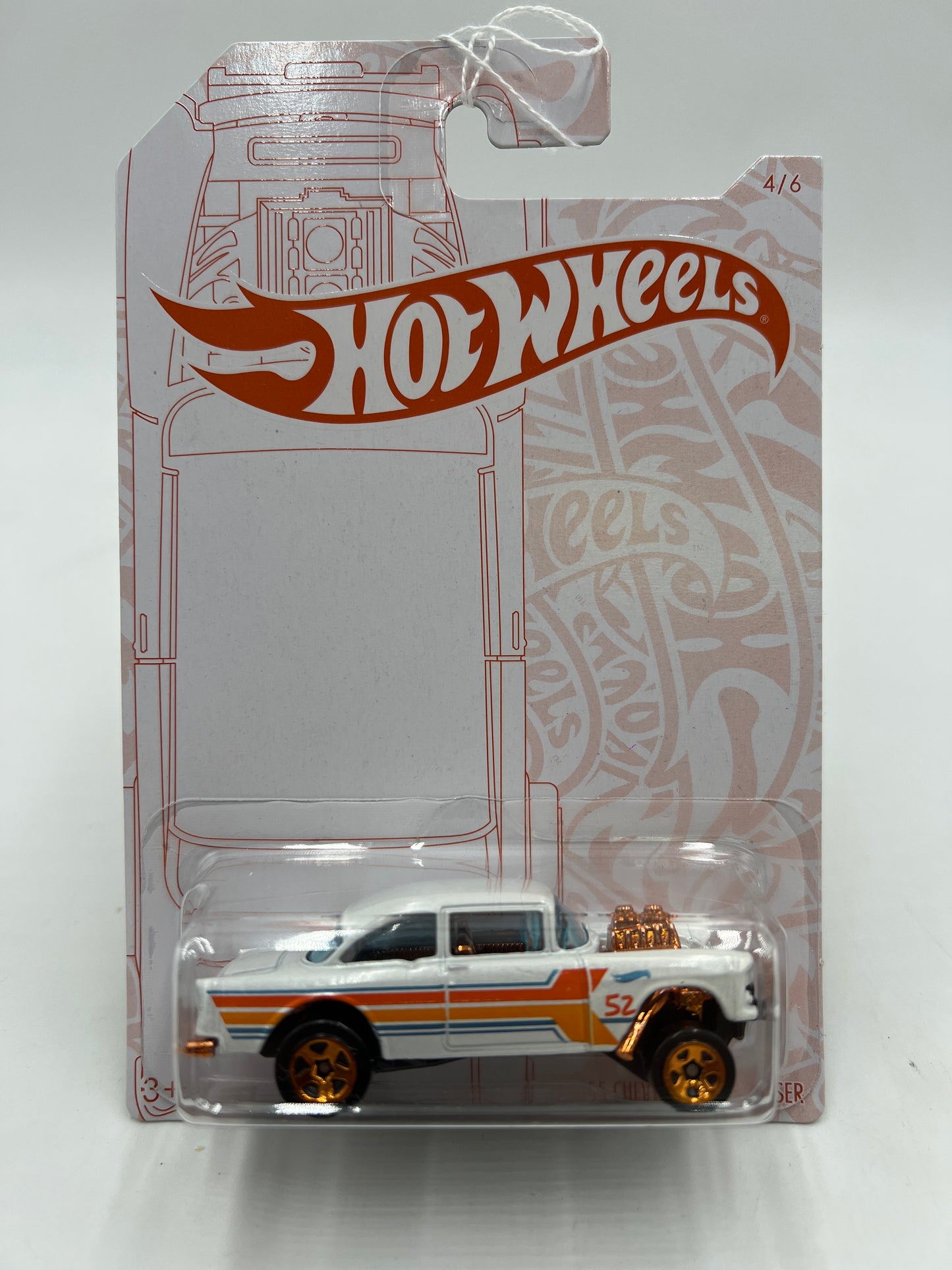 Hot Wheels 52nd Anniversary #4 55 Chevy Bel Air Gasser 152A