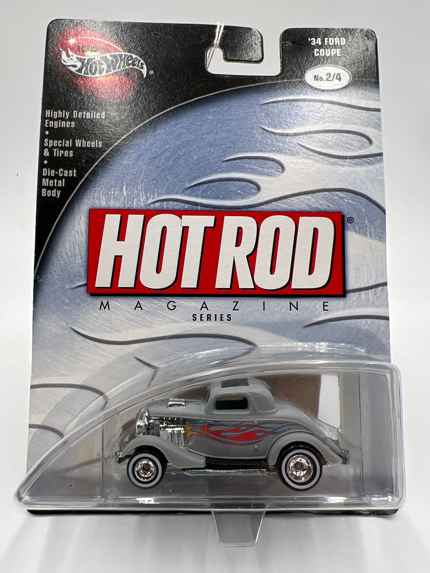 Hot Wheels 100% Hot Rod Magazine #3 34 Ford Coupe Gray 243i