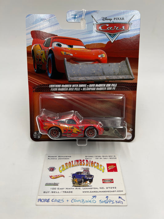 Disney Pixar Cars Lightning McQueen With Shovel 140D