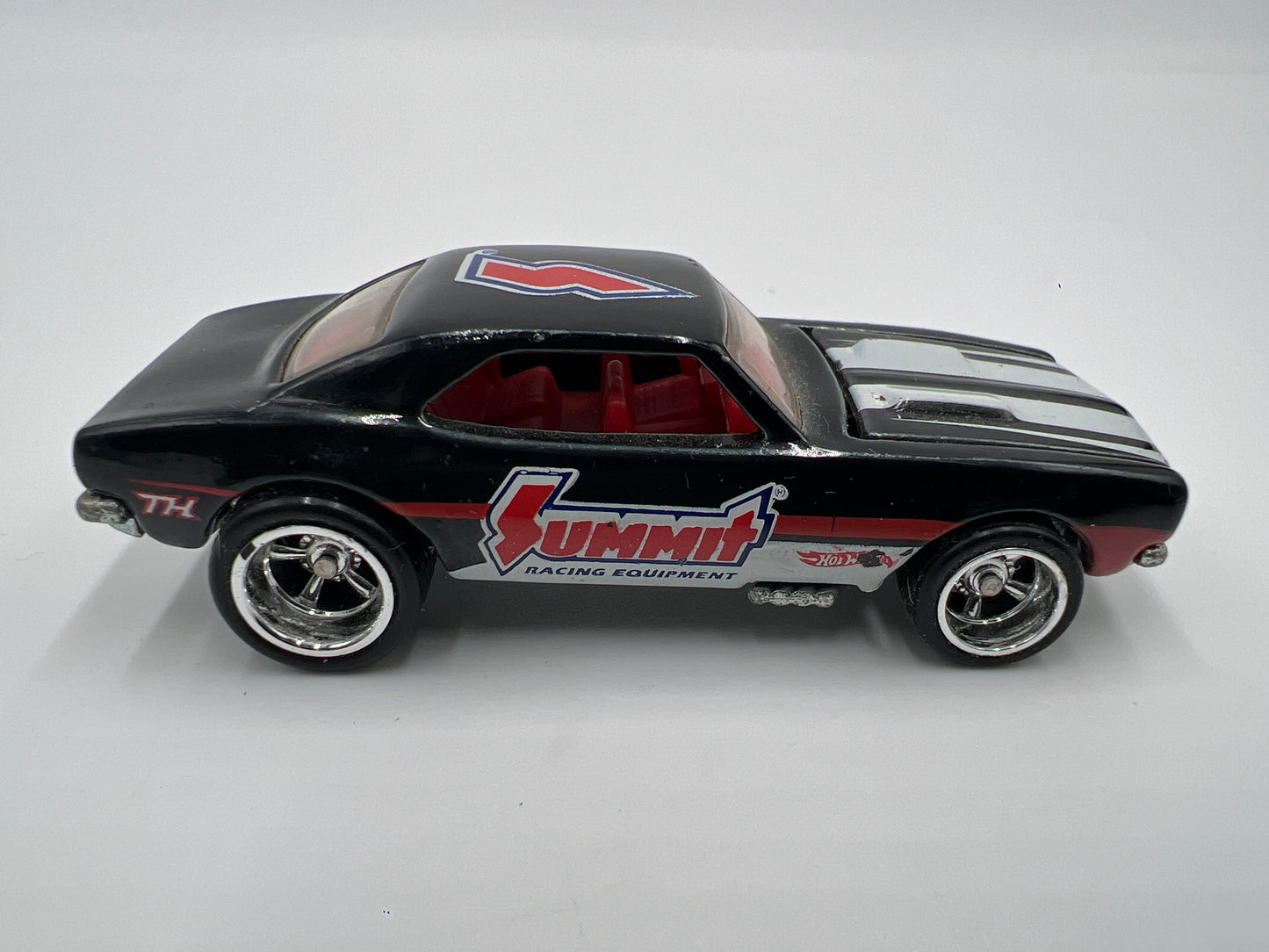 2013 Hot Wheels Super Treasure Hunt 67 Camaro Summit Black W/No Logo Base Loose