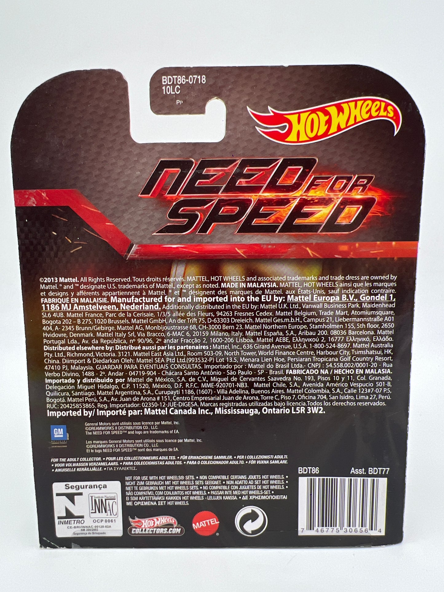 Hot Wheels Retro Entertainment Need For Speed Koenigsegg Agera R W/Protector