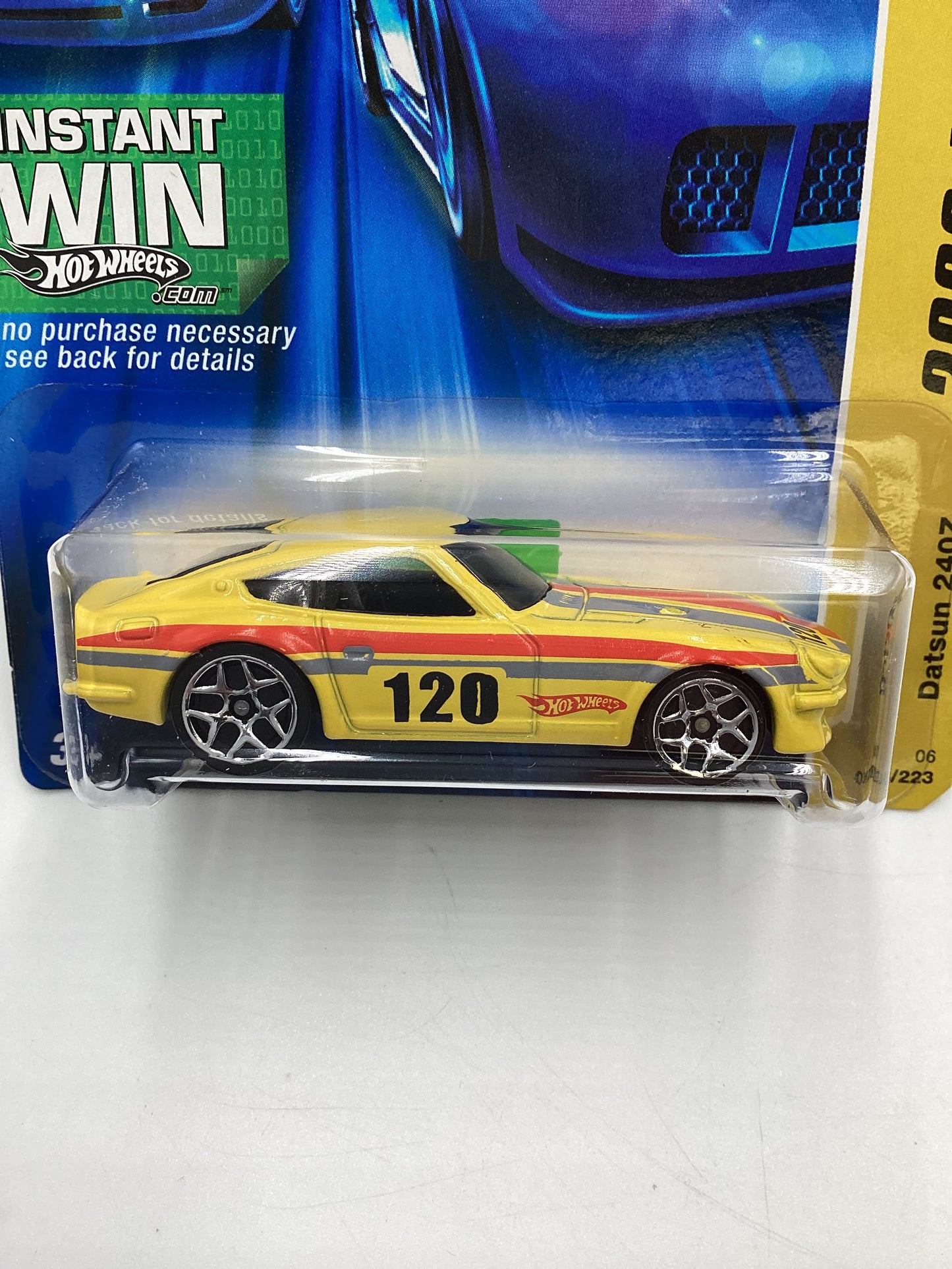 2006 Hot Wheels #36 Yellow Datsun 240Z Factory Sealed SR