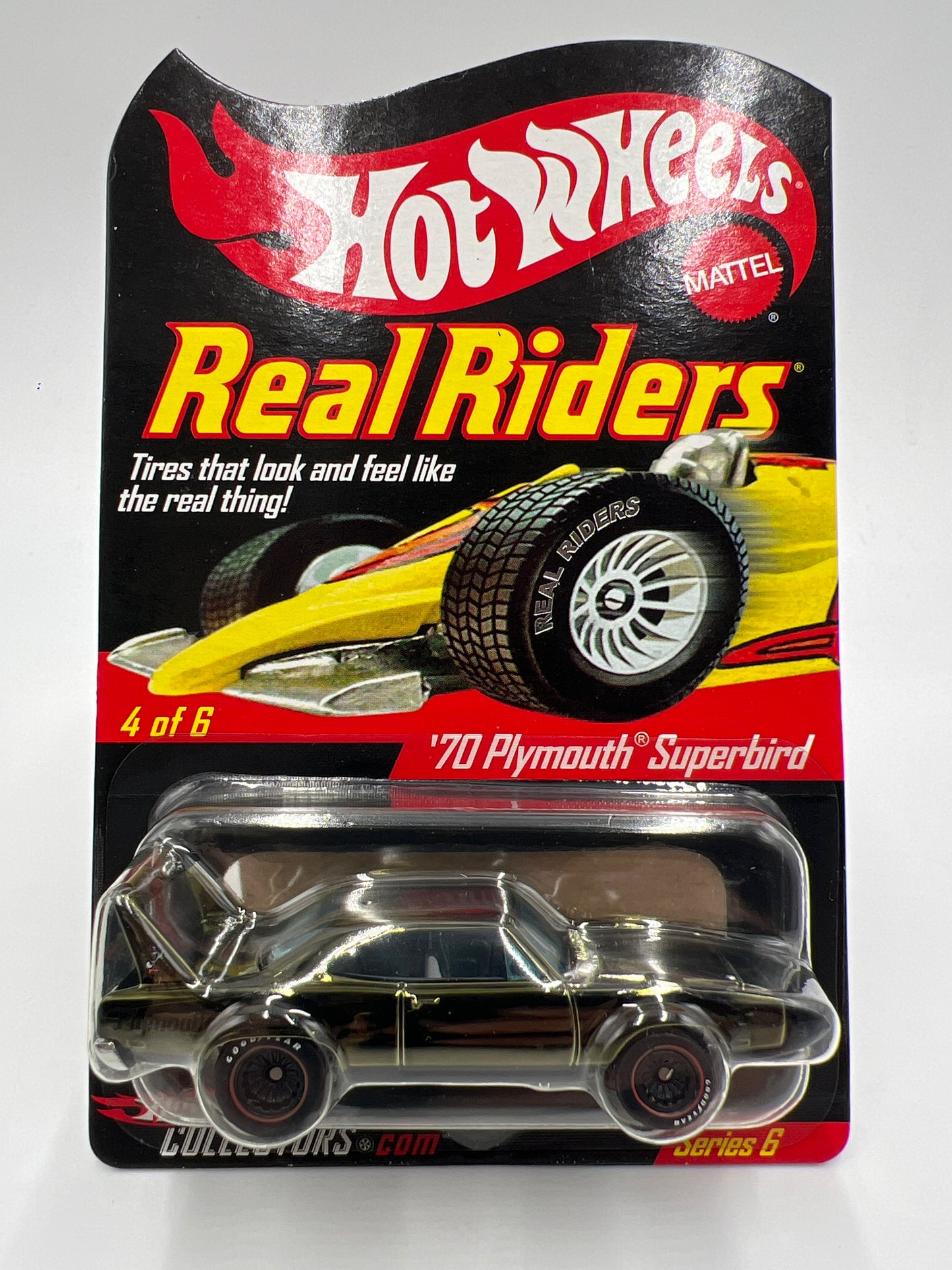 Hot Wheels RLC Real Riders Series 6 #1425/11000 70 Plymouth Superbird Green W/Protector