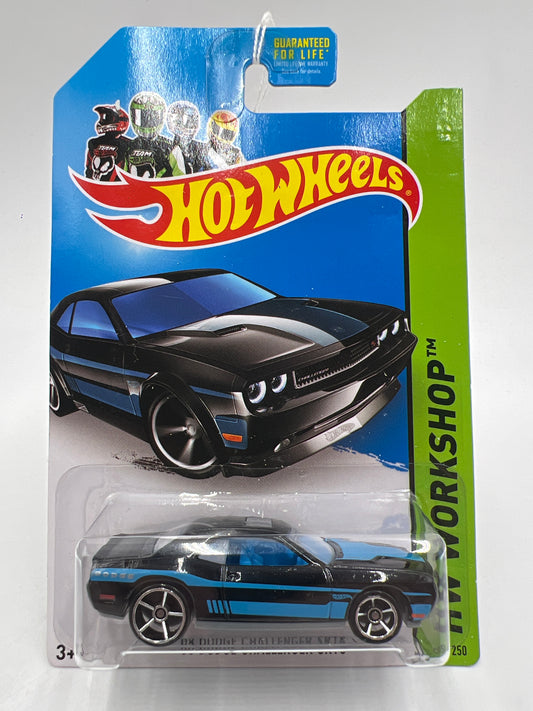 2013 Hot Wheels Kmart Exclusive #227 08 Dodge Challenger SRT8 Black 238C