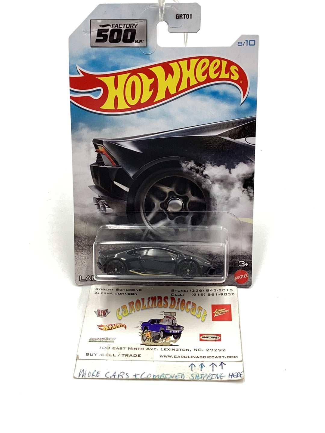 Hot wheels Factory 500 8/10 Lamborghini Huracan LP610-4 151E