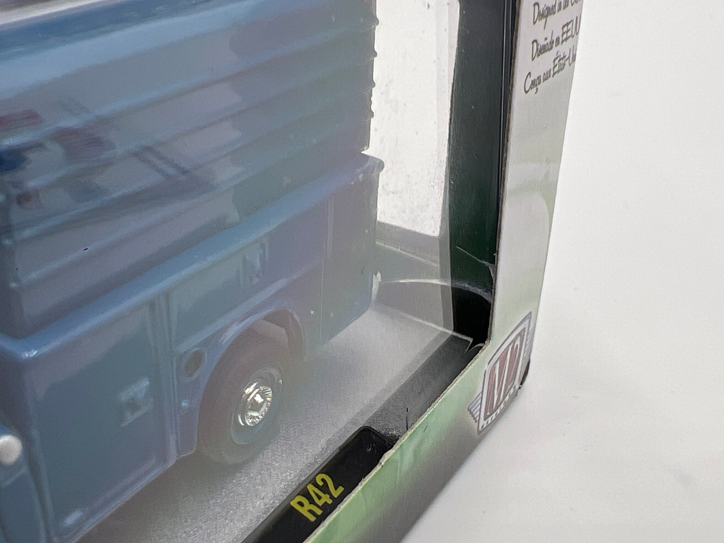 M2 Machines Auto-Trucks 1958 GMC Fleet Option Truck Blue R42 Cracked Case