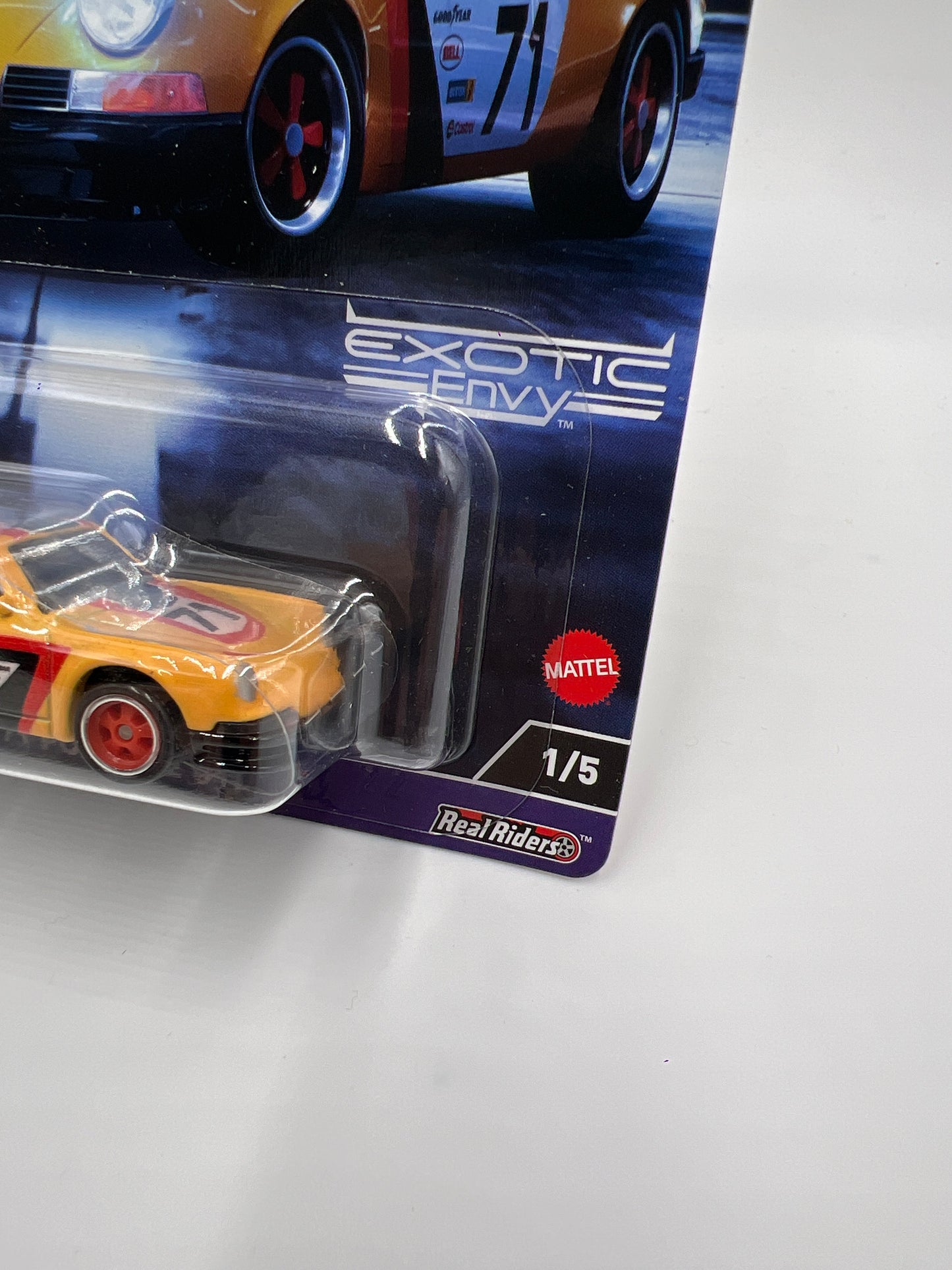 2024 Hot Wheels Premium Exotic Envy #1 71 Porsche 911 Yellow 244G