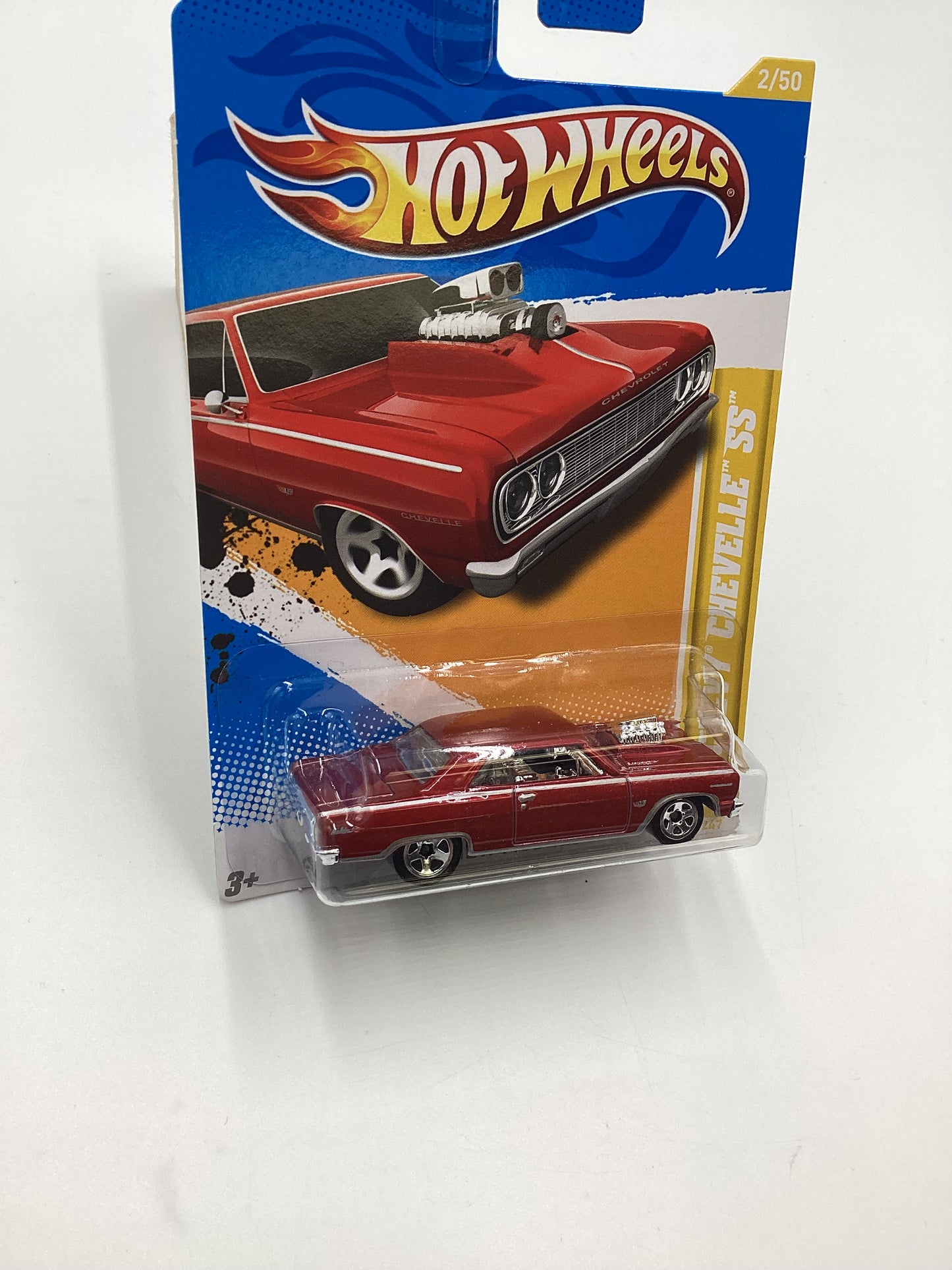 2012 Hot Wheels New Models #2 64 Chevelle SS Red 6F