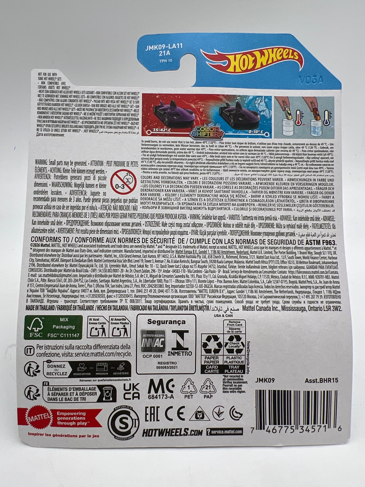 2026 Hot Wheels Color Shifters Shark Hammer 2.0 116A