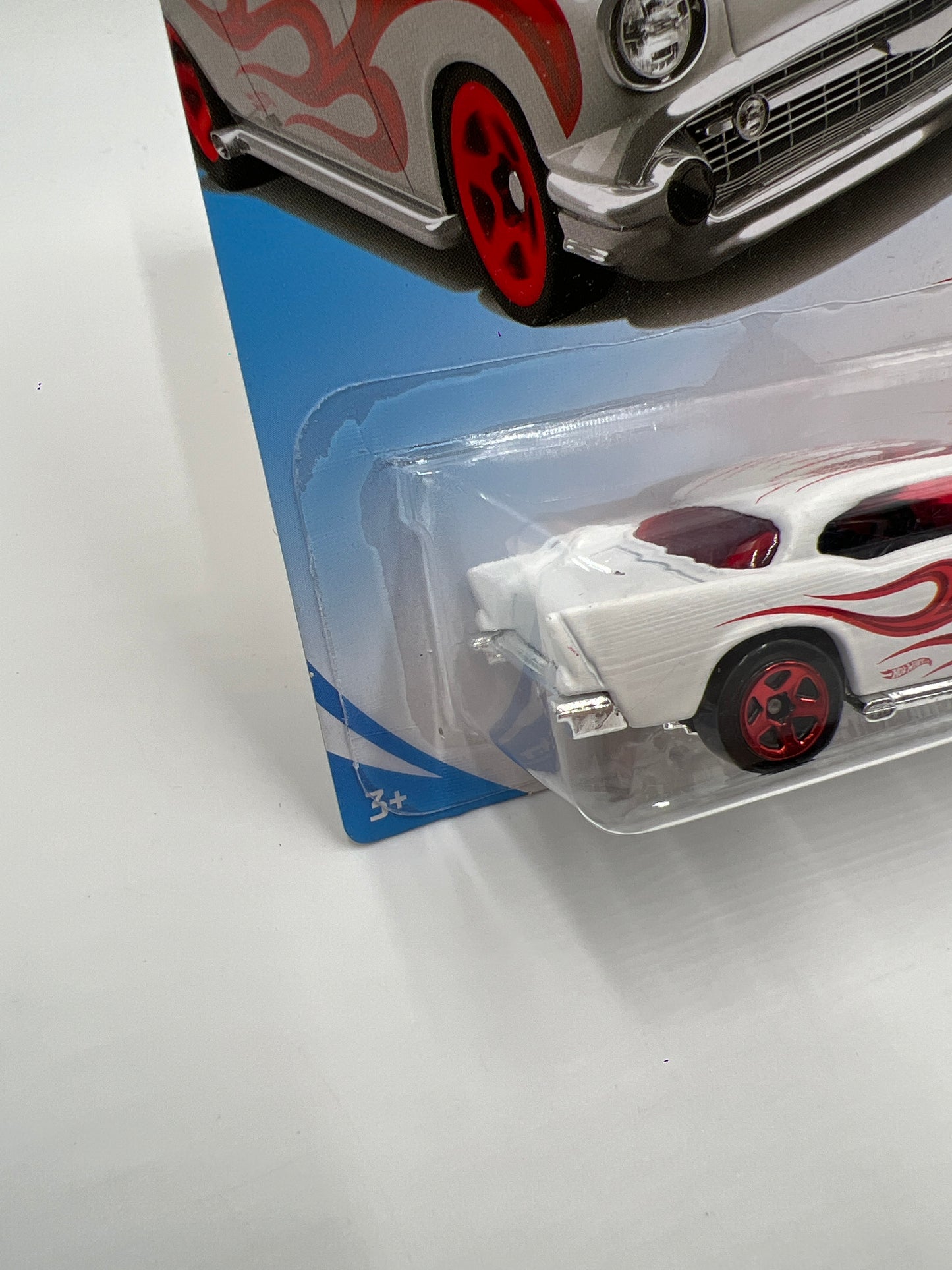 2019 Hot Wheels Target Exclusive Red Edition #9 57 Chevy White 148E