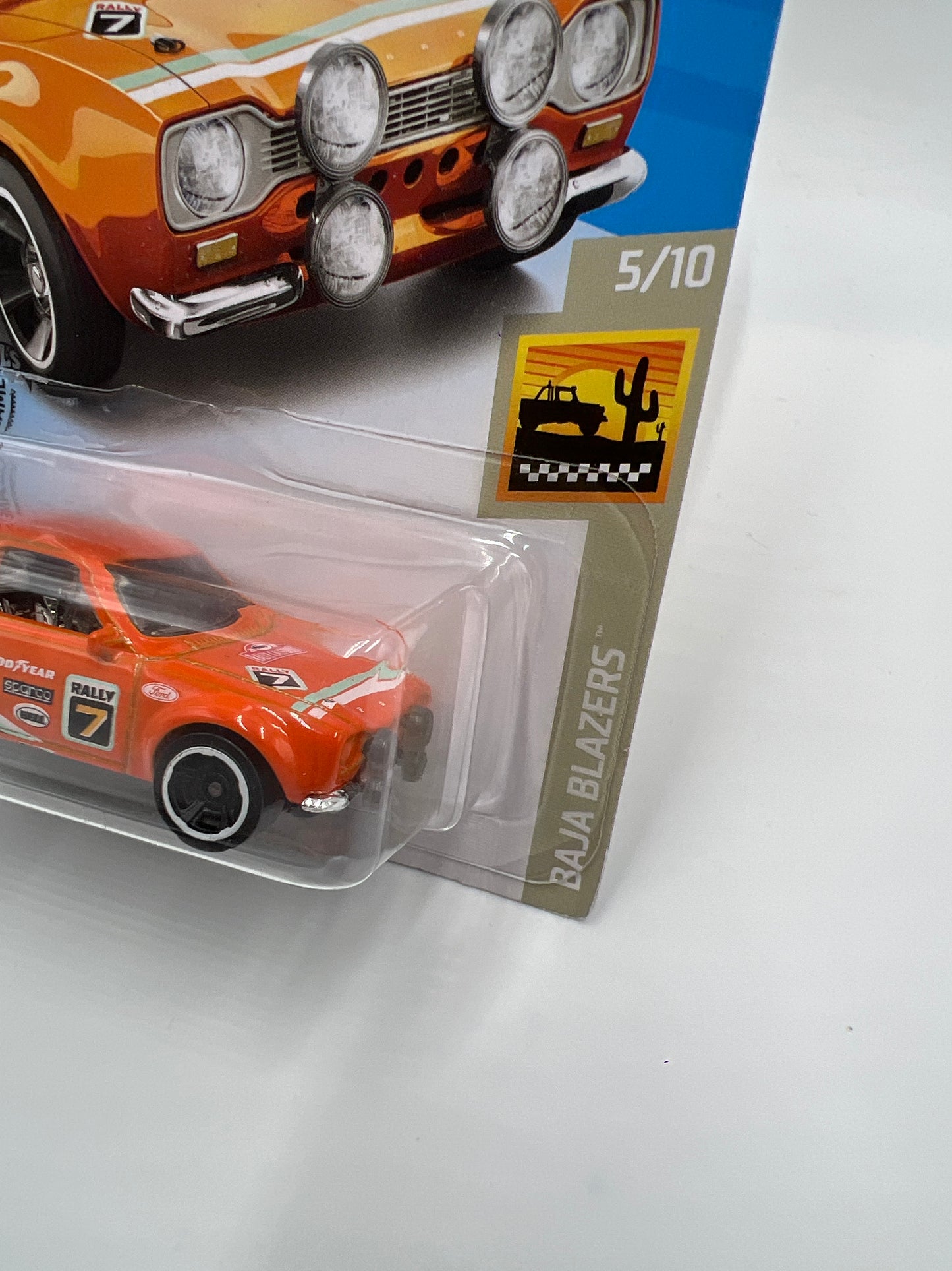 2020 Hot Wheels Baja Blazers #52 70 Ford Escort RS1600 Orange 34C