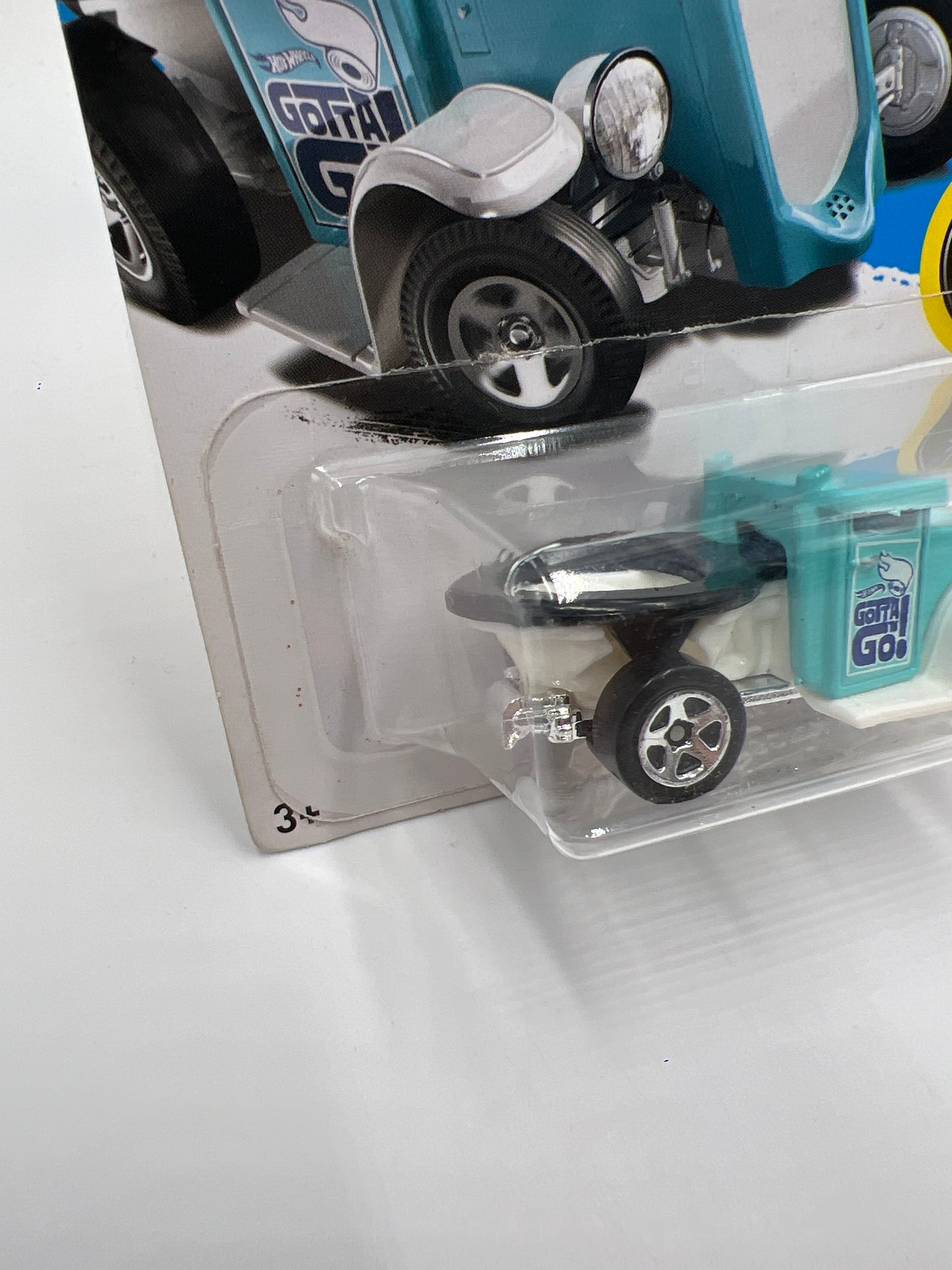 2017 Hot Wheels Experimotors #101 Gotta Go Light Blue 115F