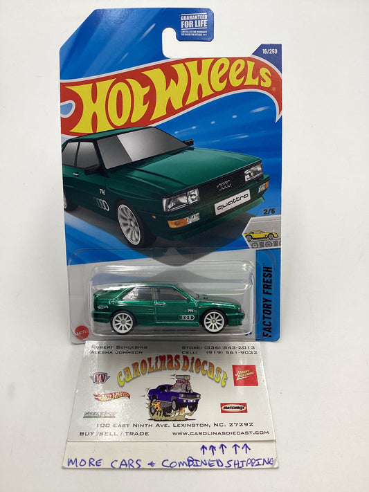 2025 Hot Wheels  A Case Super Treasure Hunt #16 87 Audi Quattro Green with protector