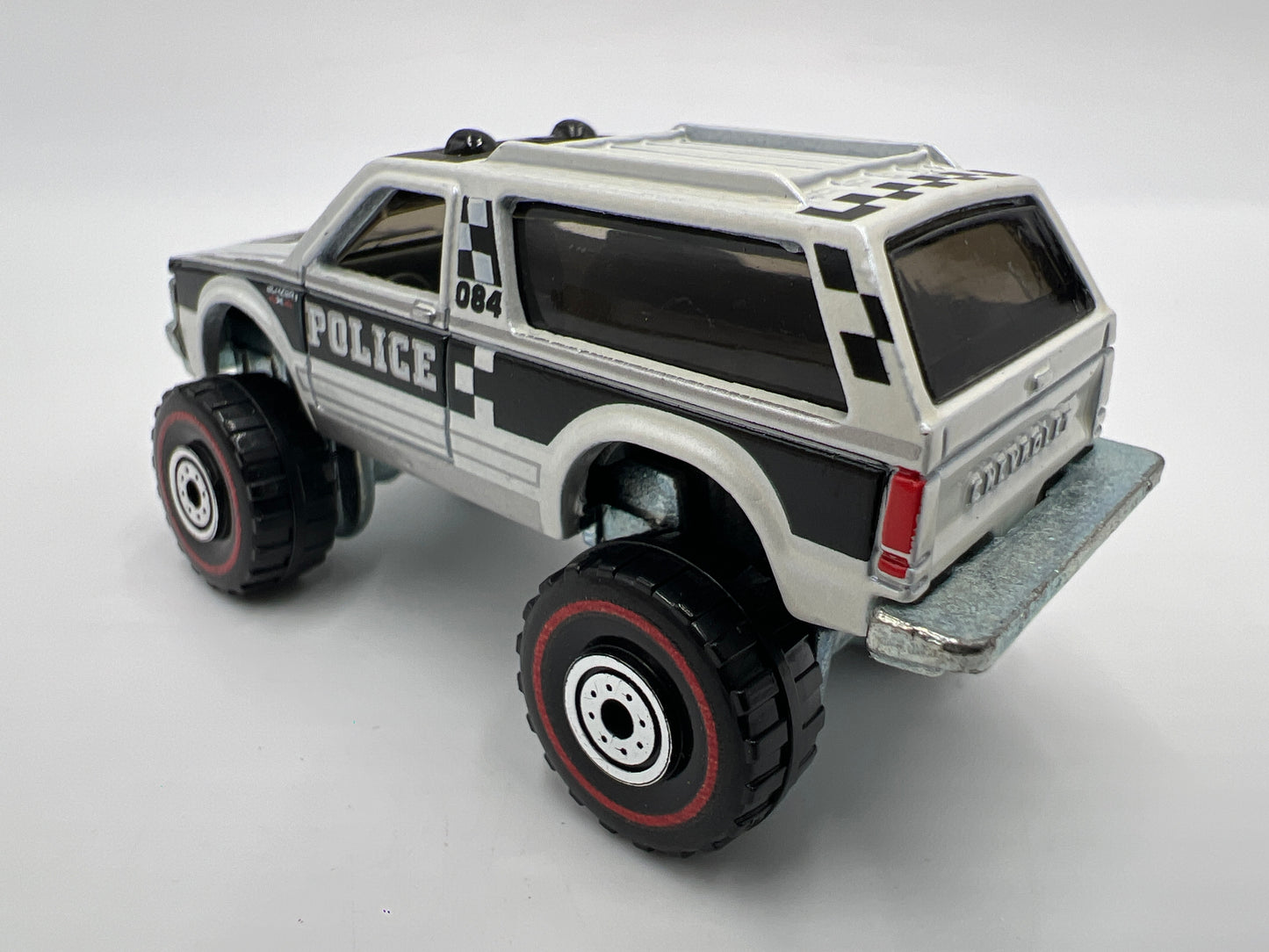 Hot Wheels 1/64 Heritage Redline Chevy Blazer 4x4 Police White Loose