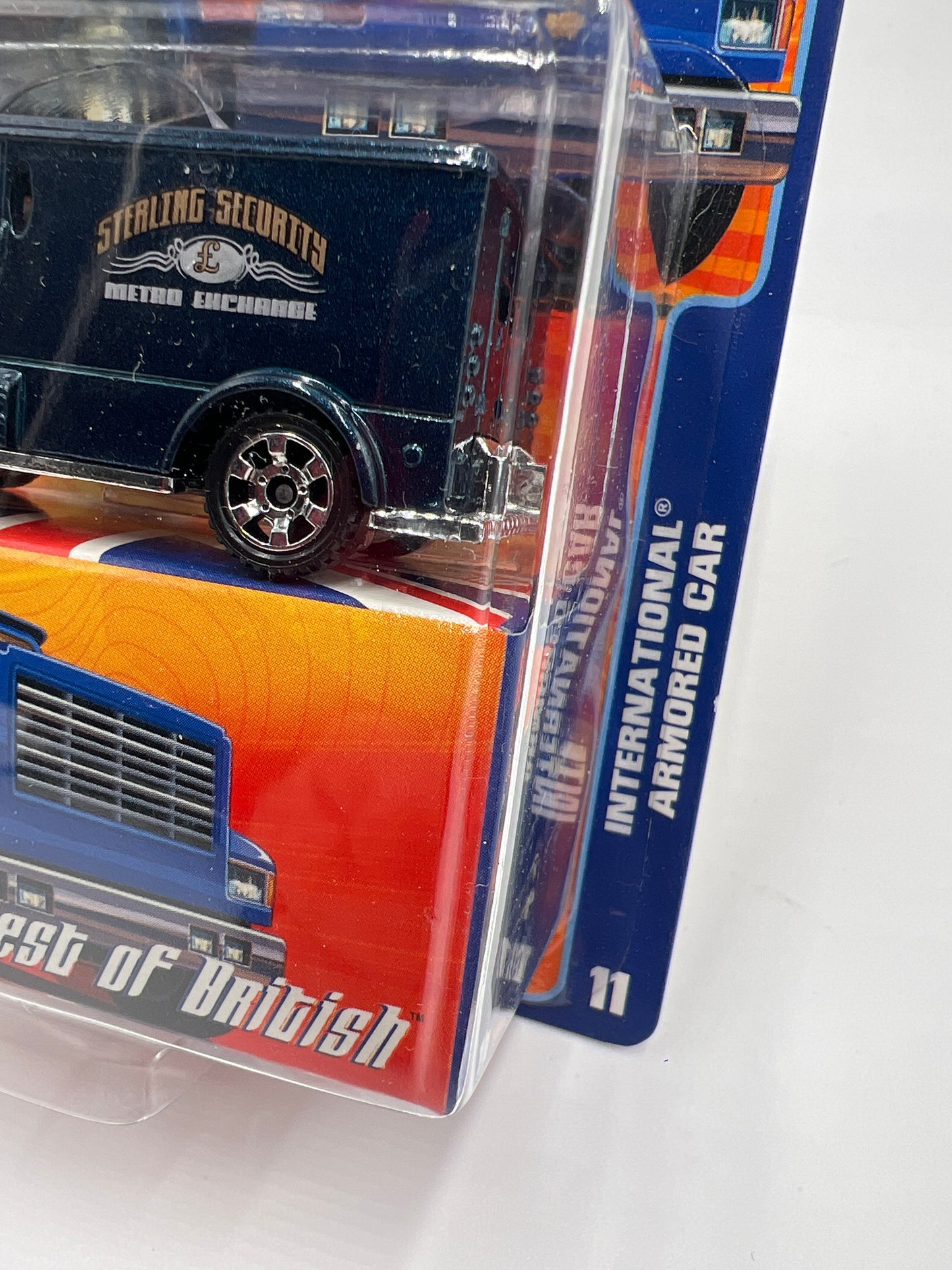 Matchbox Best Of British #11 International Armored Truck Dark Blue 172i