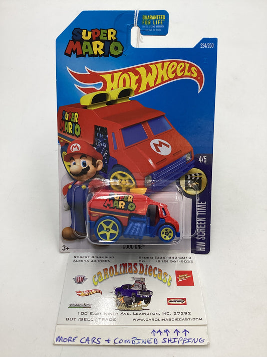 2016 Hot Wheels Cool one Super Mario 224/250 121C