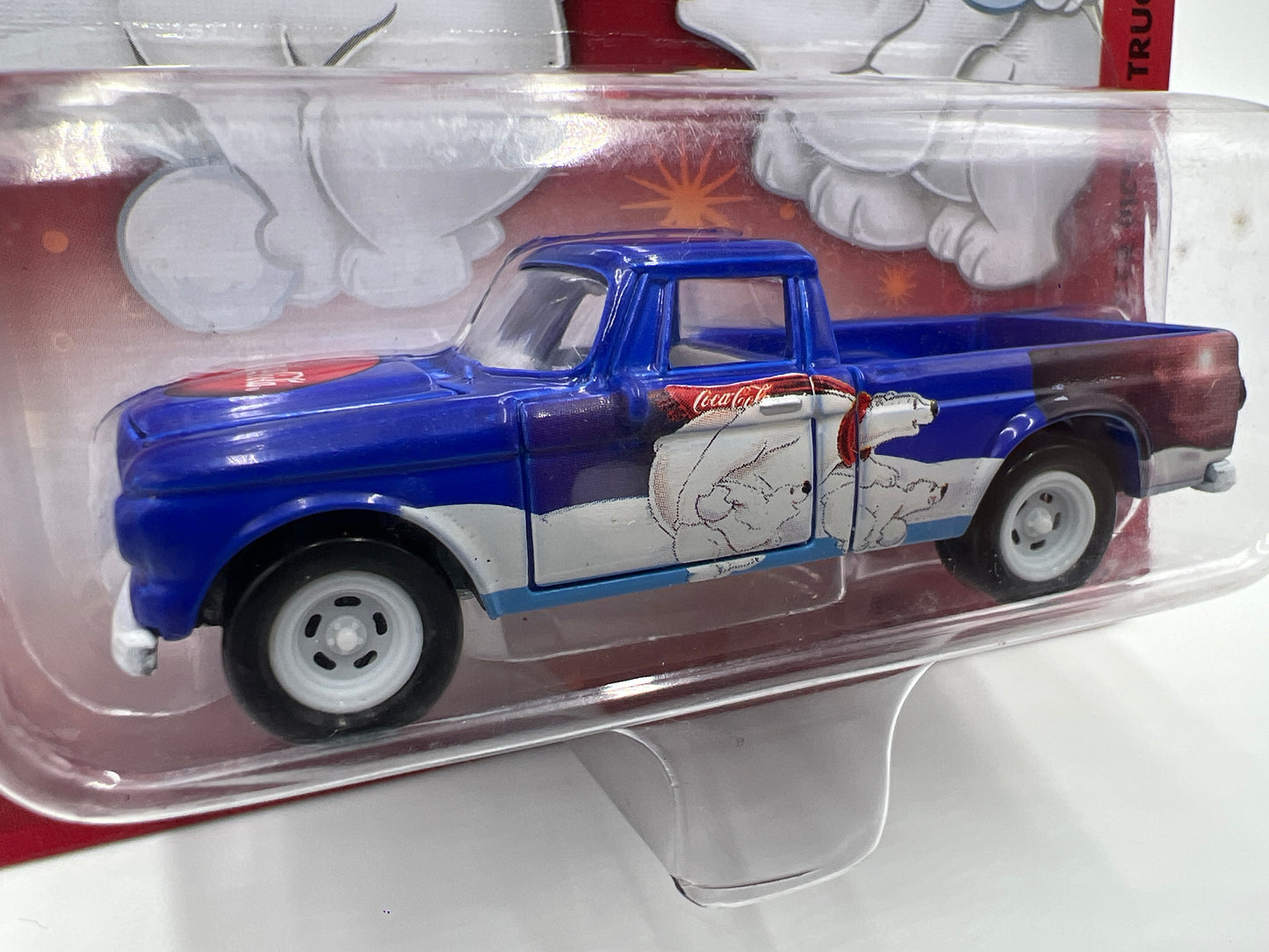 Johnny Lightning White Lightning Chase Coca Cola #6 1962 Studebaker Pickup Truck Blue W/Protector