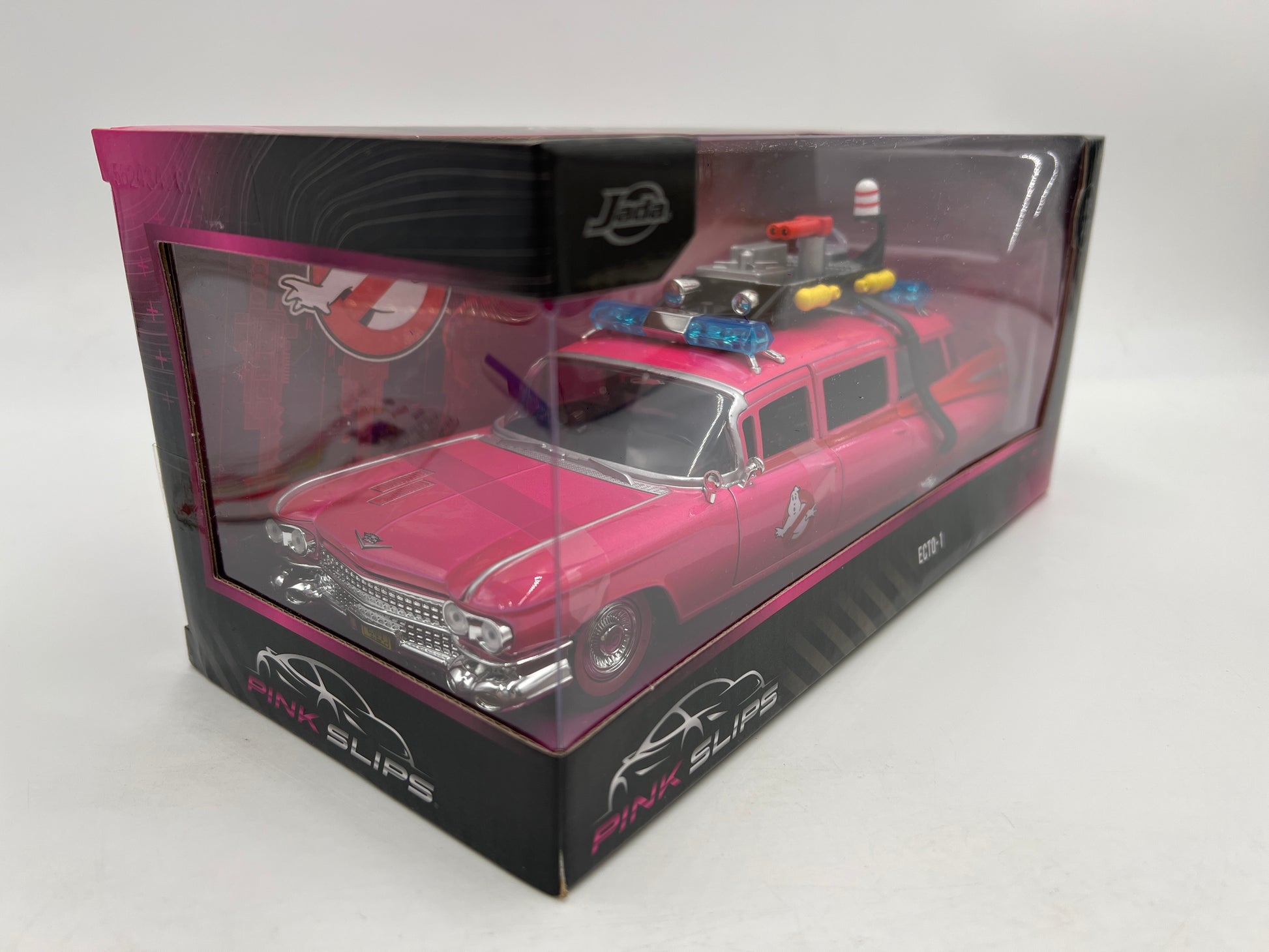 Cadillac Ghostbusters ECTO-1 - Jada Toys - 1/24 - Pink Slips - Neuve Sous Blister