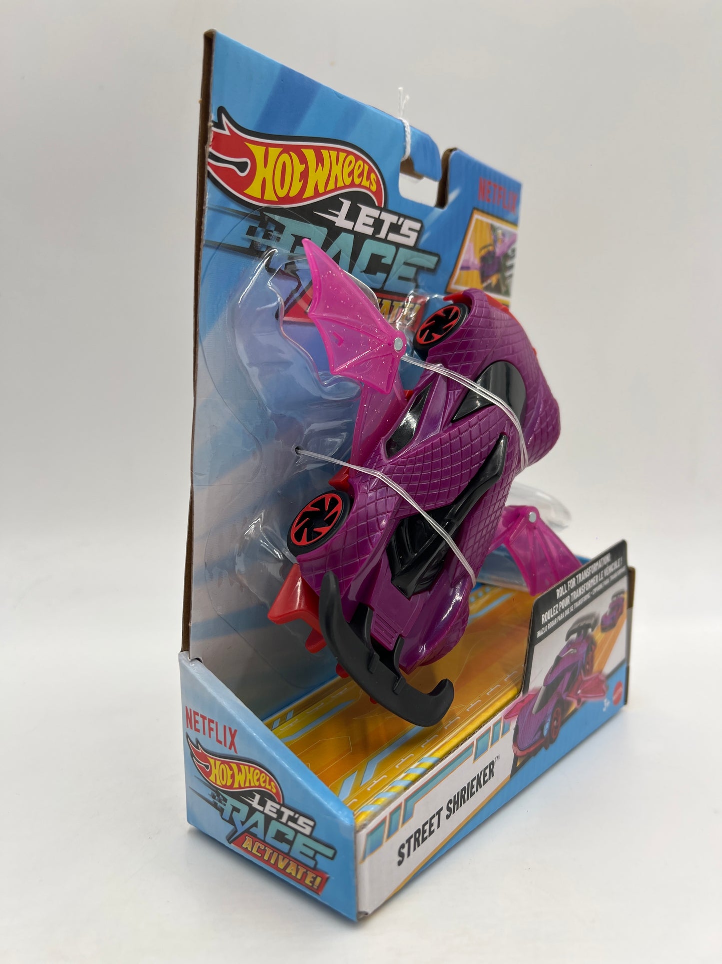 Hot Wheels 1/32 Scale Lets Race Activate Street Shrieker Purple
