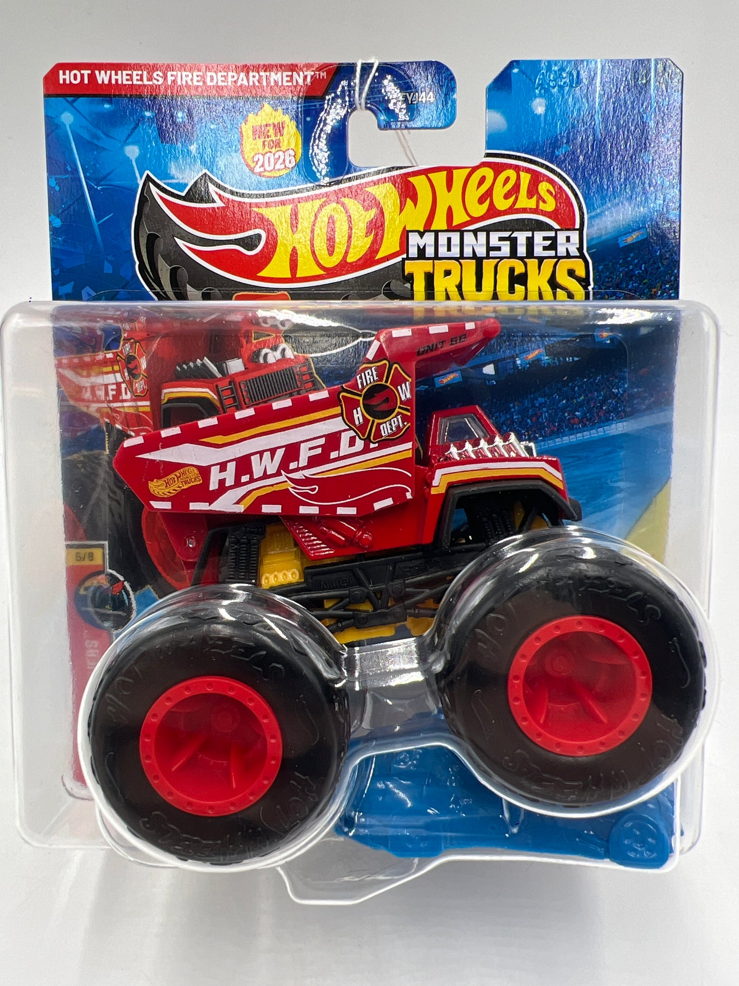 2026 Hot Wheels Monster Trucks Champion Crashers #5 Hot Wheels Fire Department 125H