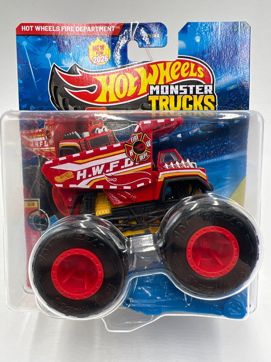 2026 Hot Wheels Monster Trucks Champion Crashers #5 Hot Wheels Fire Department 125H