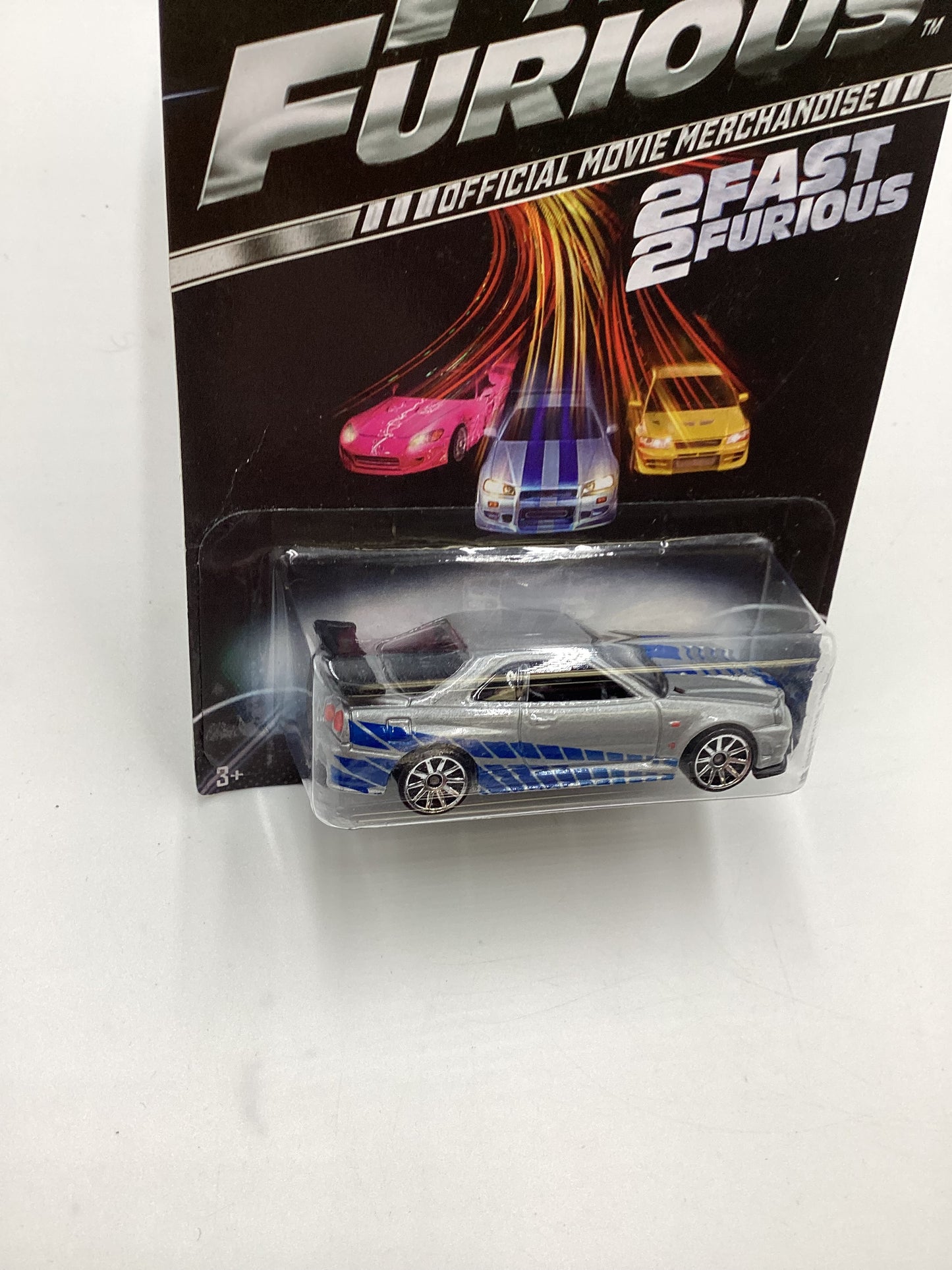 2013 Hot Wheels Fast and Furious #3 Nissan Skyline GT-R R34 Silver