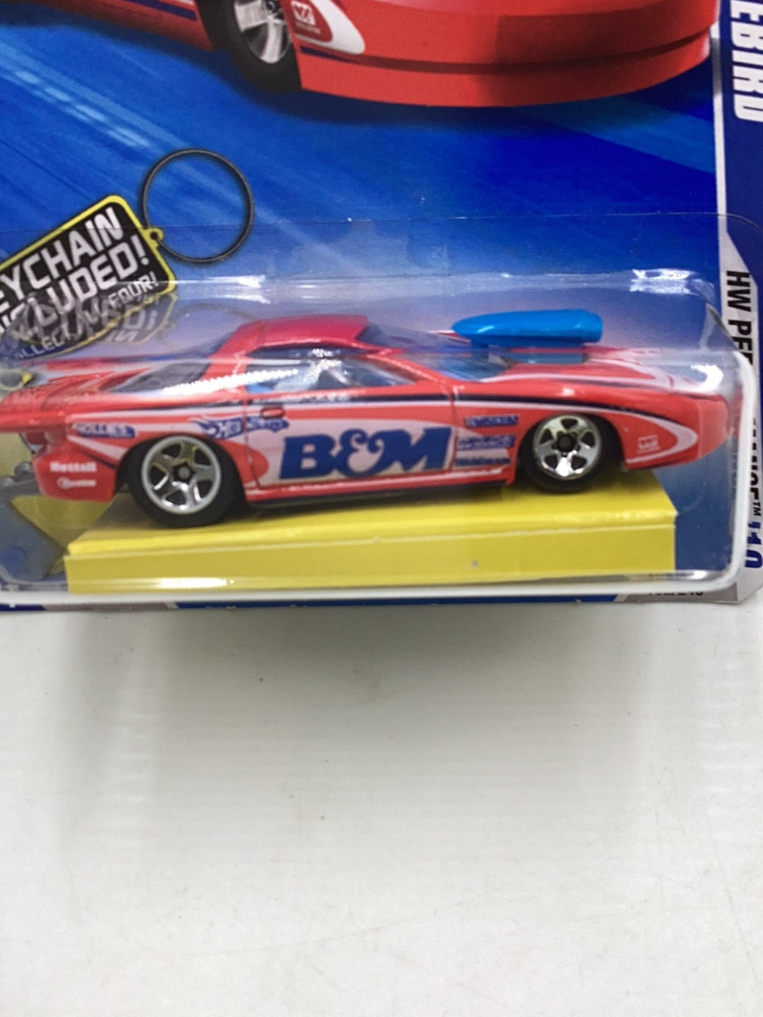 2010 Hot Wheels #102 Pro stock Firebird w/ twin mill III keychain Walmart exclusive 235G