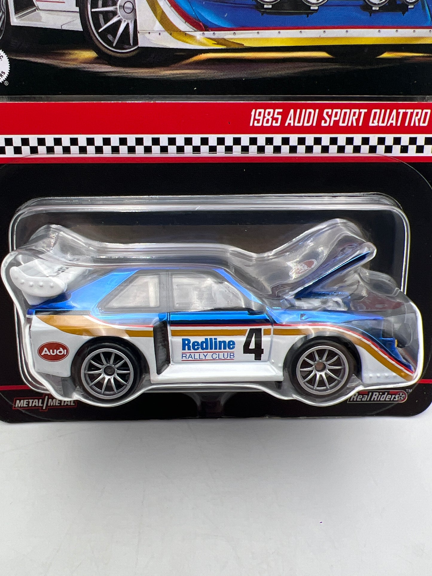 2026 Hot Wheels RLC Exclusive 1985 Audi Sport Quattro S1 Blue/White W/Protector