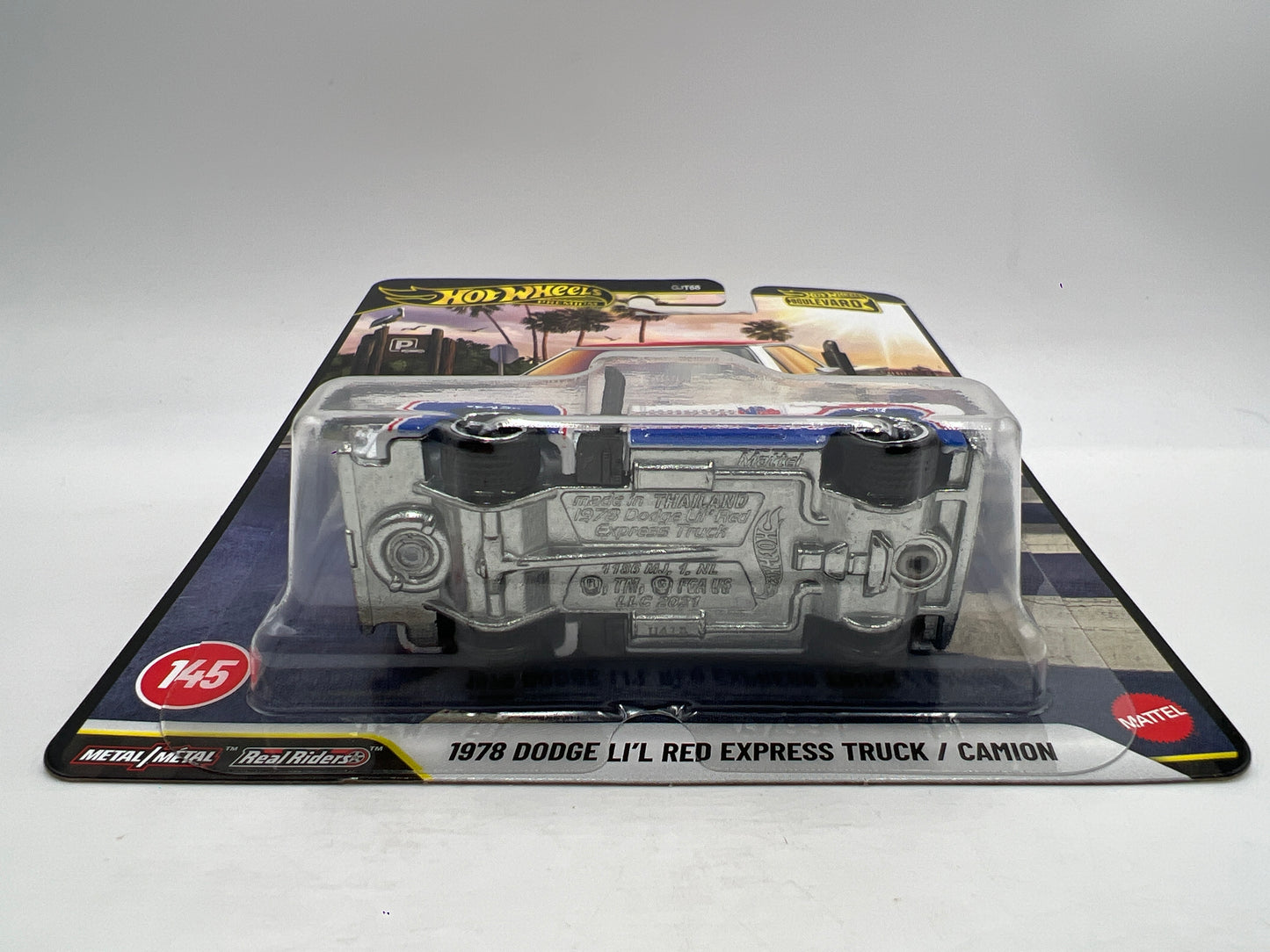 Hot Wheels Premium Boulevard #145 1978 Dodge Lil Red Express Truck VP Racing 262E