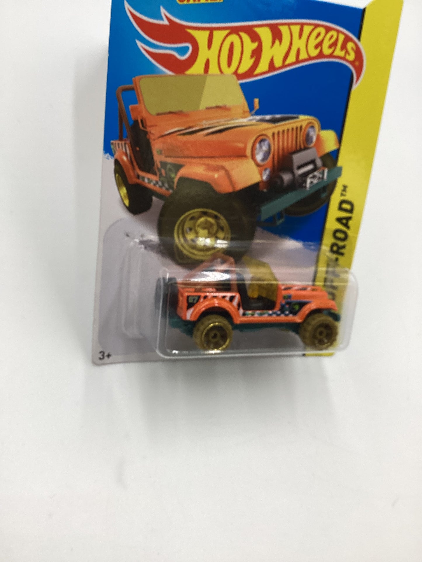 2015 Hot Wheels Treasure Hunt #101 Jeep CJ-7 Orange 273A