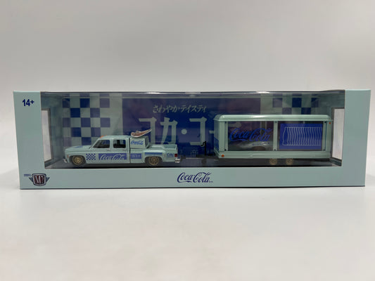 M2 Machines Auto Haulers TW42 Coca Cola 1973 Cheyenne Super 30 & 1959 Chevrolet Corvette XP-86