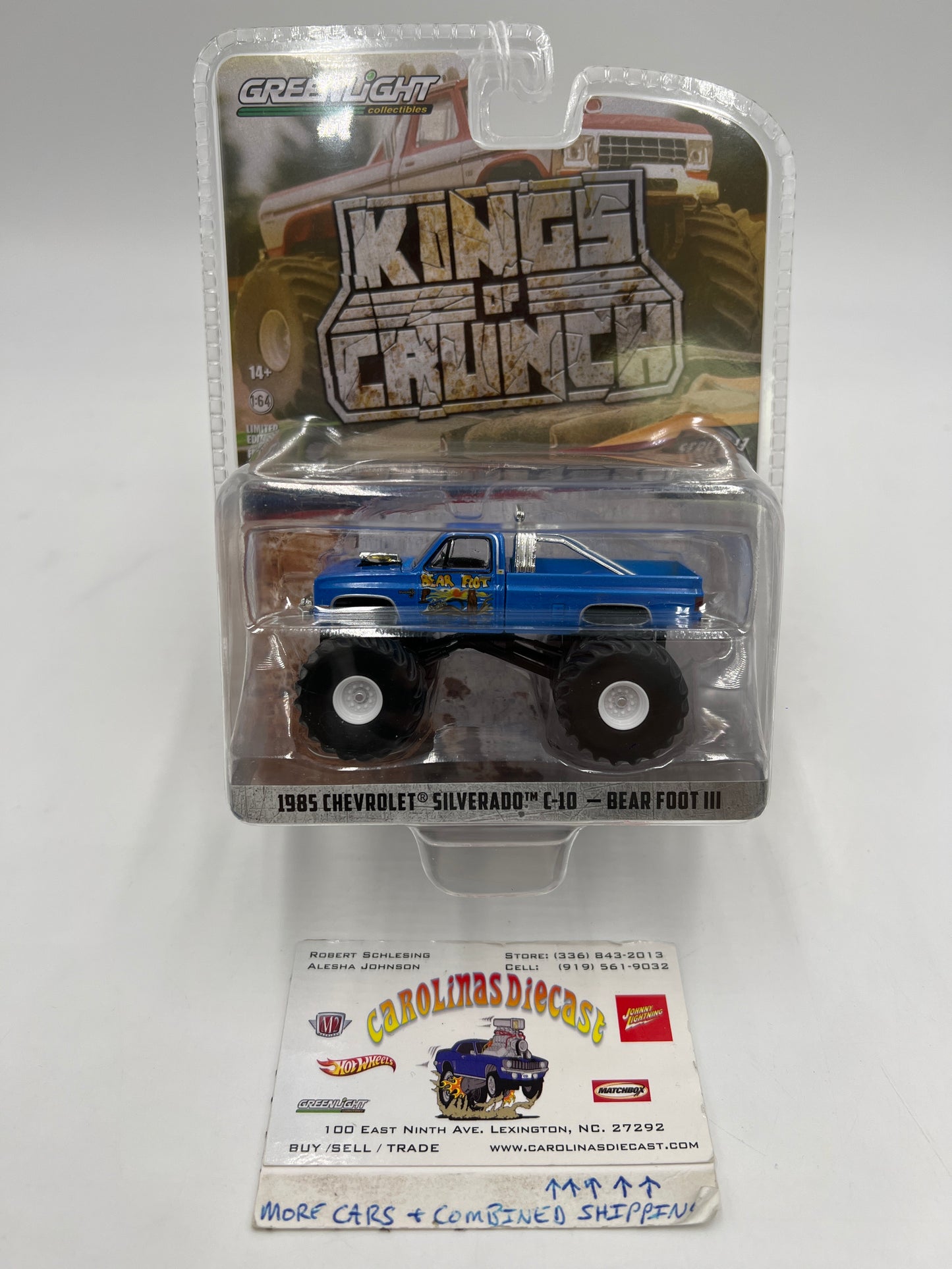 Greenlight Kings of Crunch Series 13 1985 Chevrolet Silverado C-10 Bear Foot III 216E