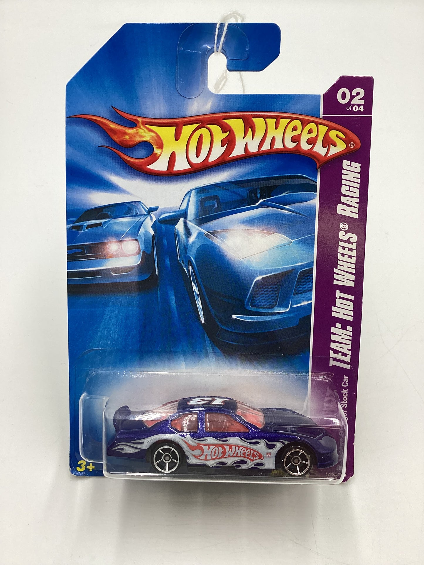 2008 Hot Wheels HW Team: Hot Wheels Racing #146 Dodge Charger Stock Car Blue 45D
