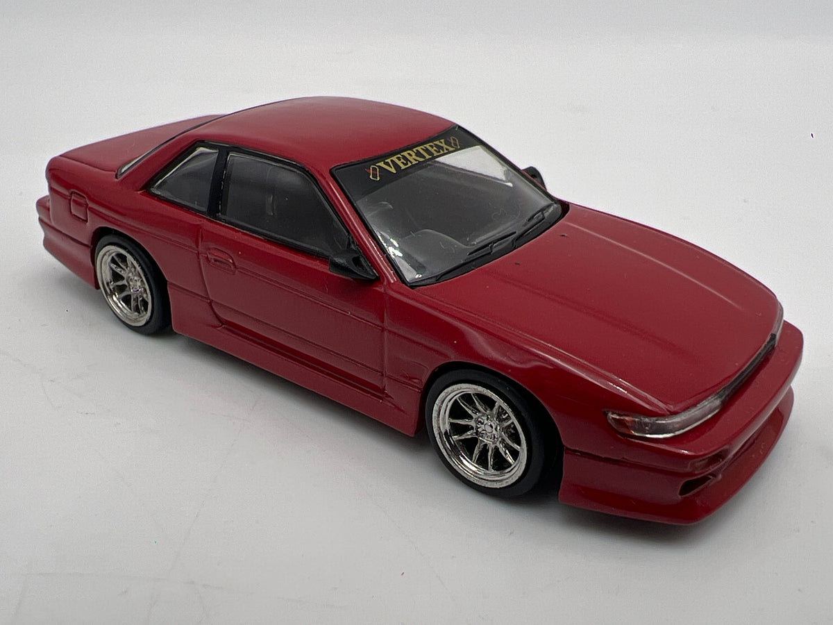 Tarmac Works x Global 64 VERTEX Nissan Silvia S13 Red