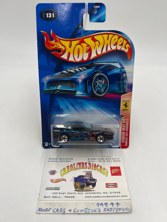 2004 Hot Wheels Ferrari Heat #131 Ferrari 550 Maranello Black