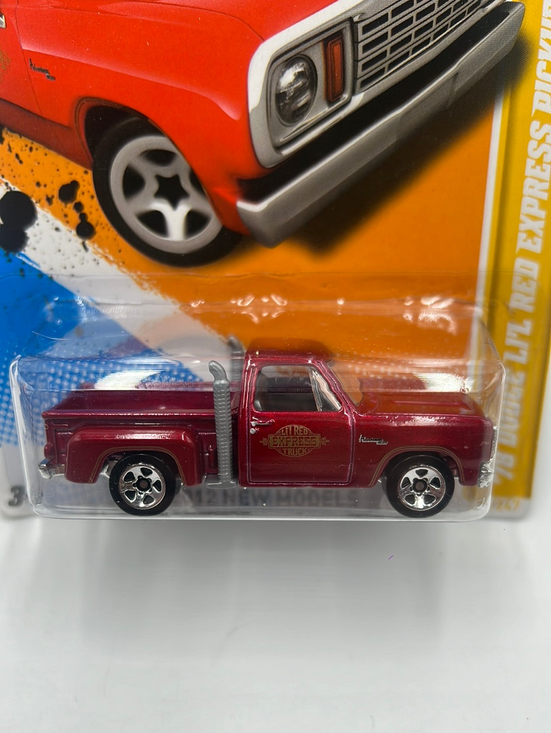 2012 Hot Wheels New Models ‘78 Dodge Li’l Red Express Pickup Red 34/247 39C