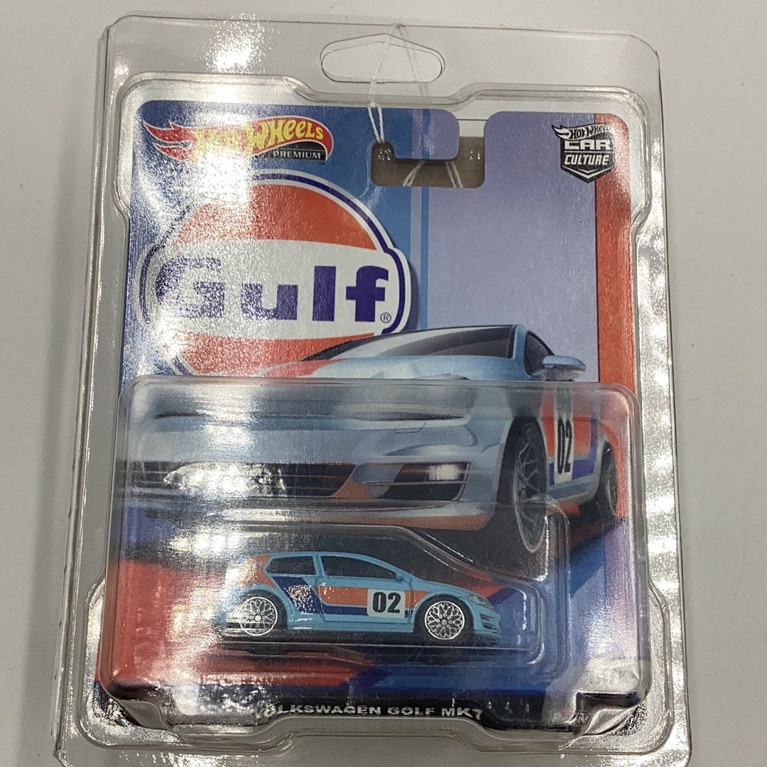 HOT WHEELS GULF Volkswagen Golf MK7 4/5 with protector