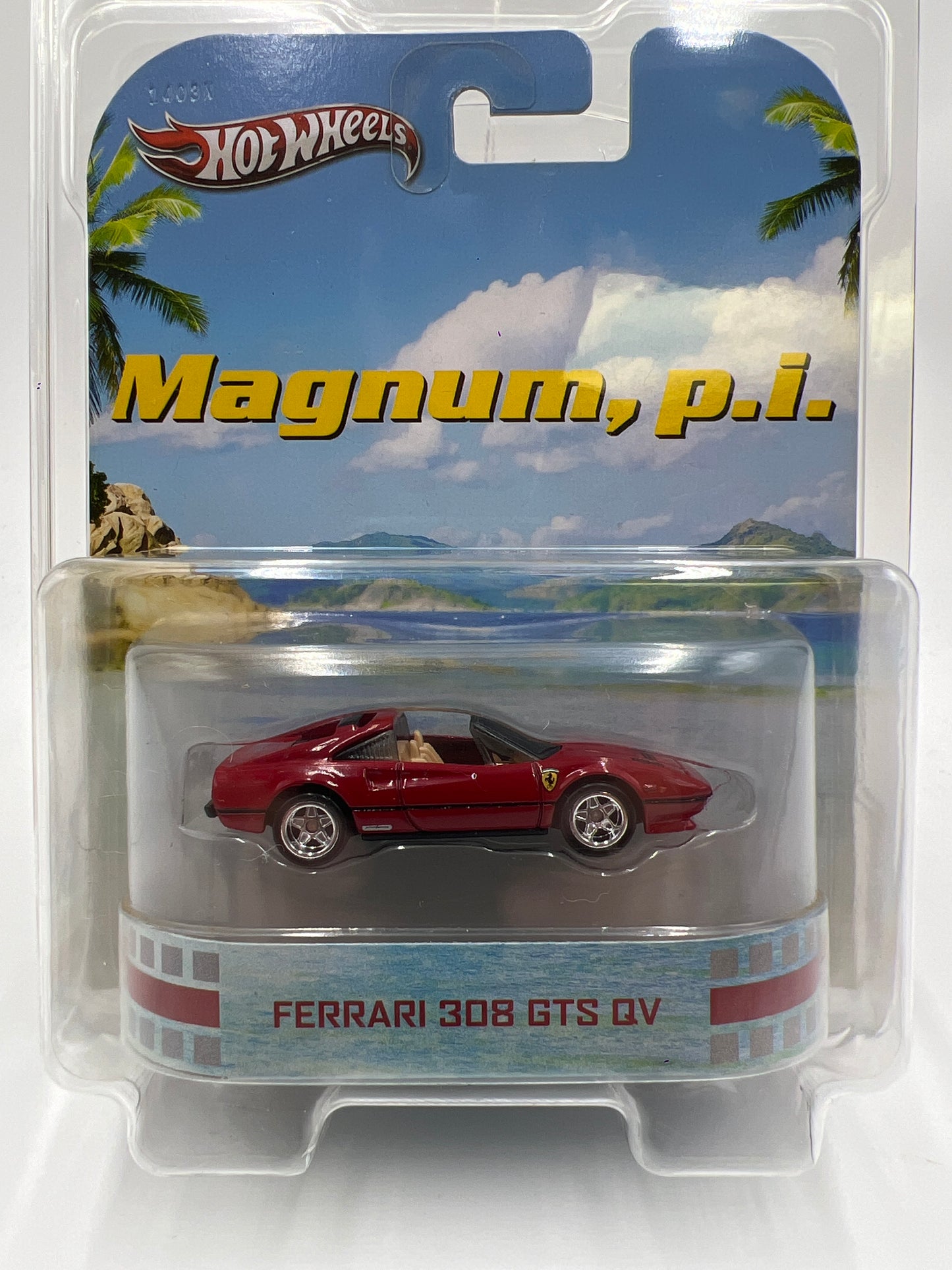 Hot Wheels Retro Entertainment Magnum PI Ferrari 308 GTS QV Red W/Protector