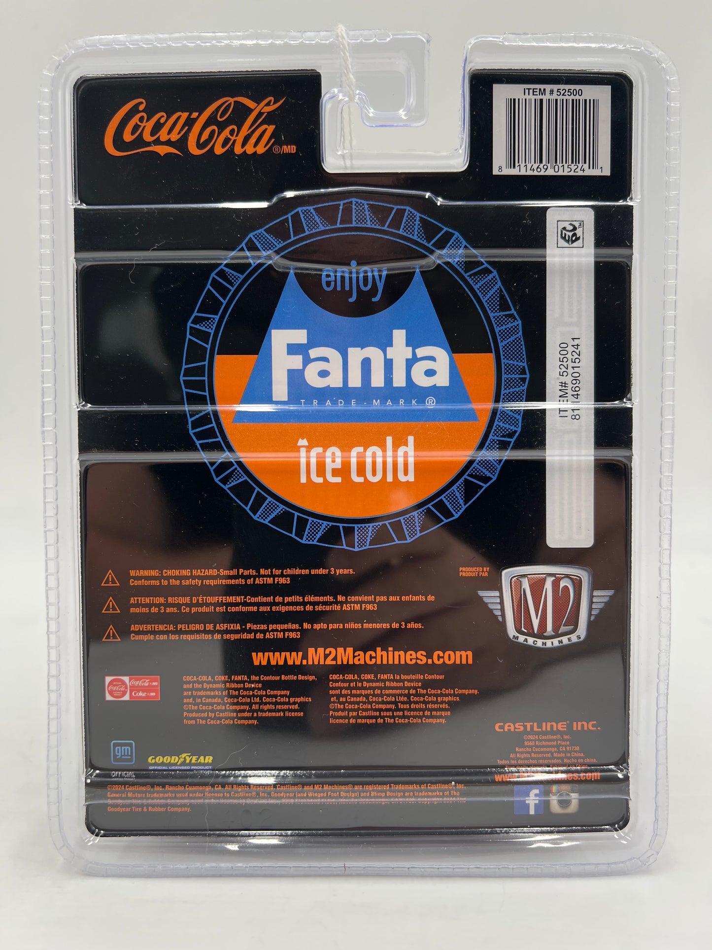 2025 M2 Machines Coca Cola CHASE Fanta 1976 GMC Sierra Grande 15 Custom A54